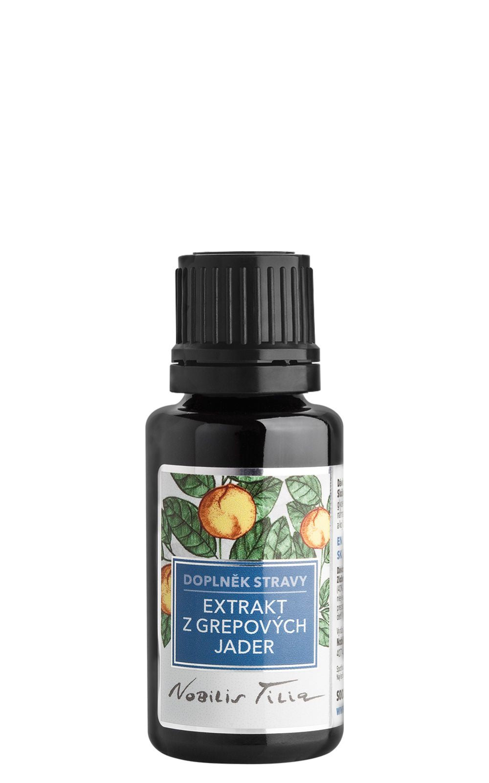 Nobilis Tilia Extrakt z grepových jader - 20 ml - přispívá k mikrobiální rovnováze Nobilis Tilia