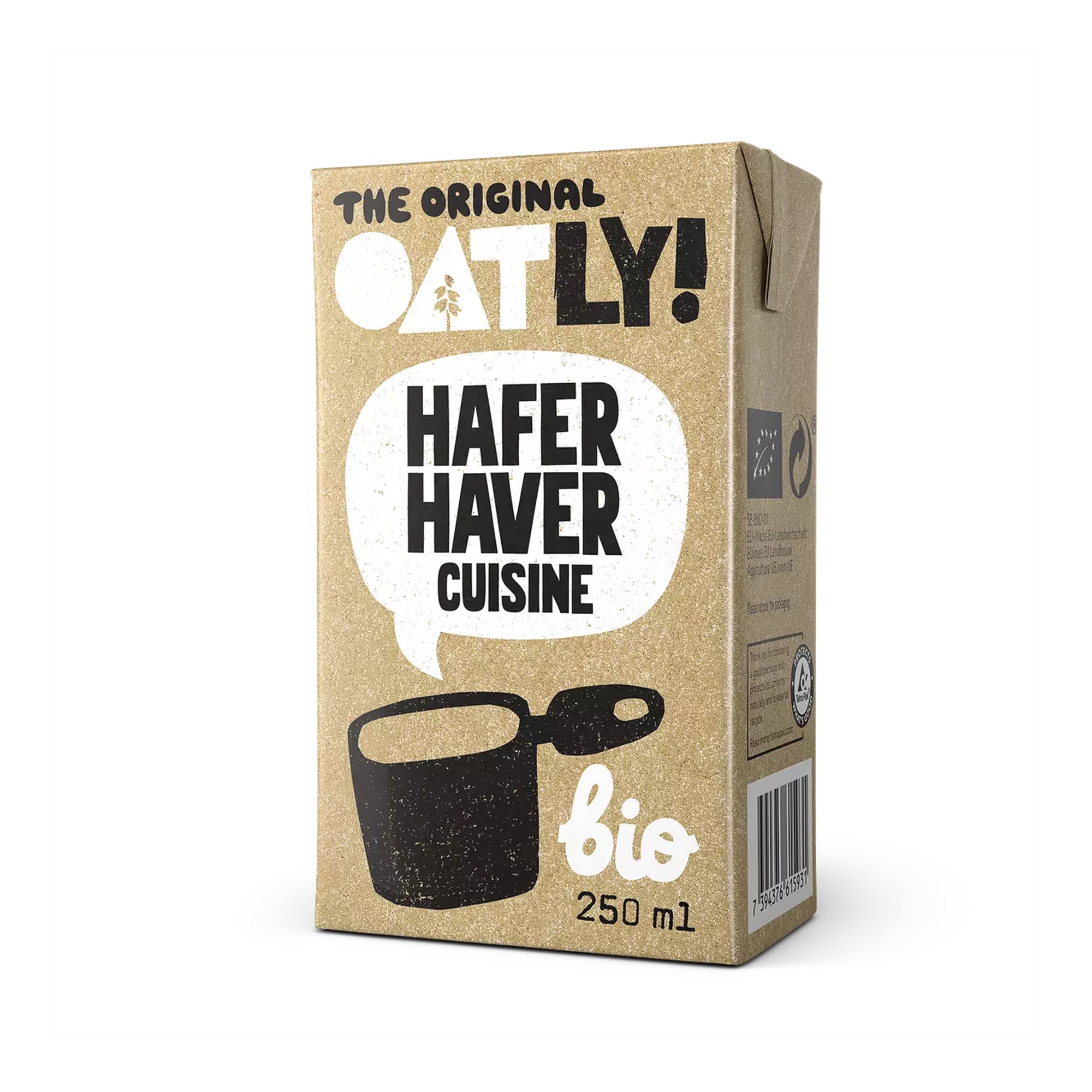 Oatly! Ovesný krém na vaření BIO (250 ml) - 100% rostlinný pomocník do kuchyně Oatly!