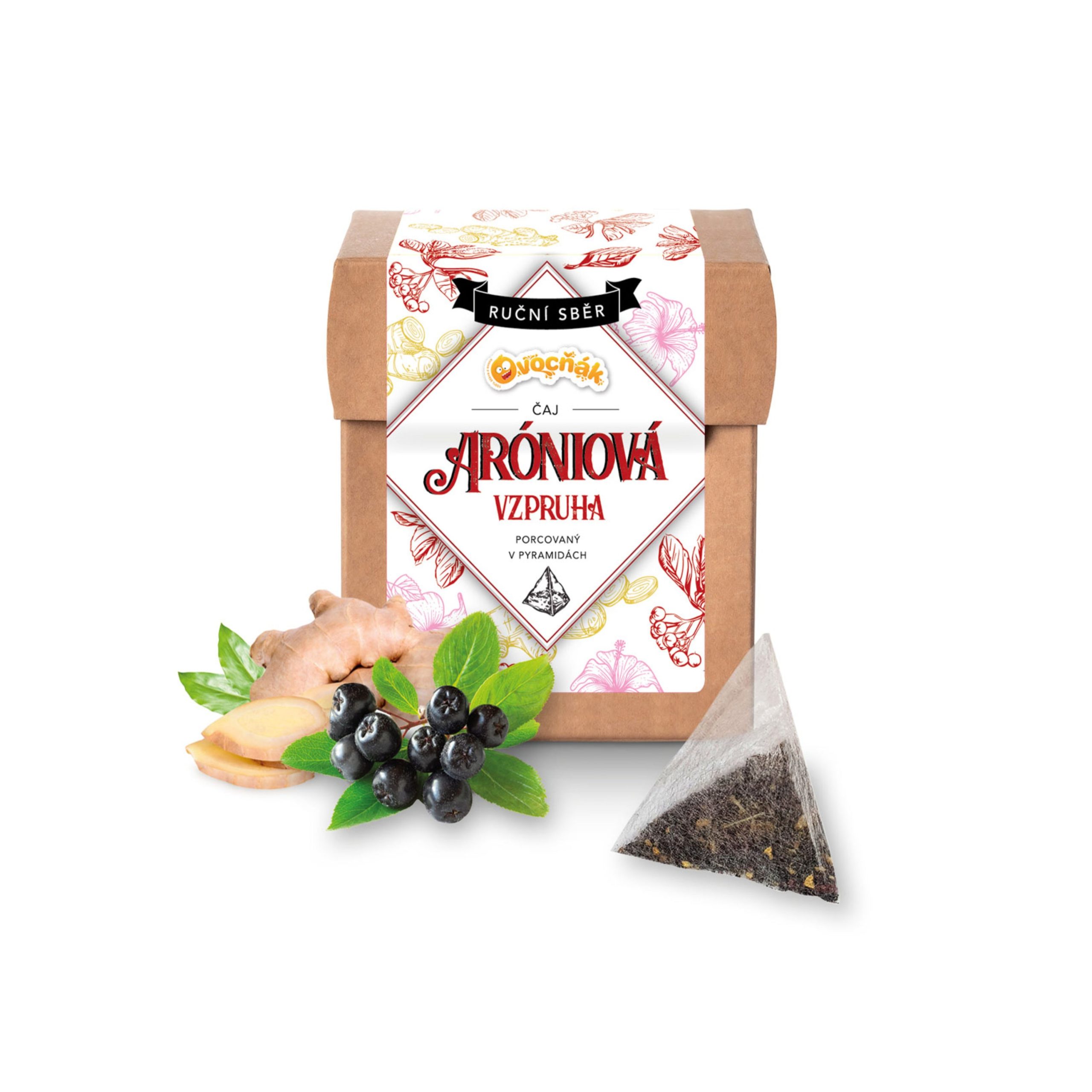 Ovocňák Čaj Aróniová vzpruha (12 x 4 g) Ovocňák