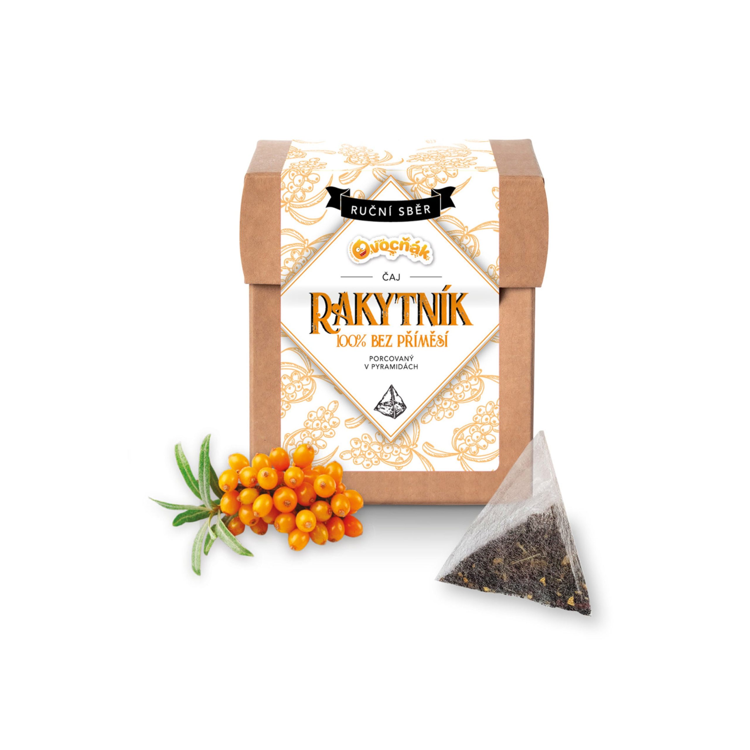 Ovocňák Čaj rakytníkový 100 % (12 x 4 g) Ovocňák
