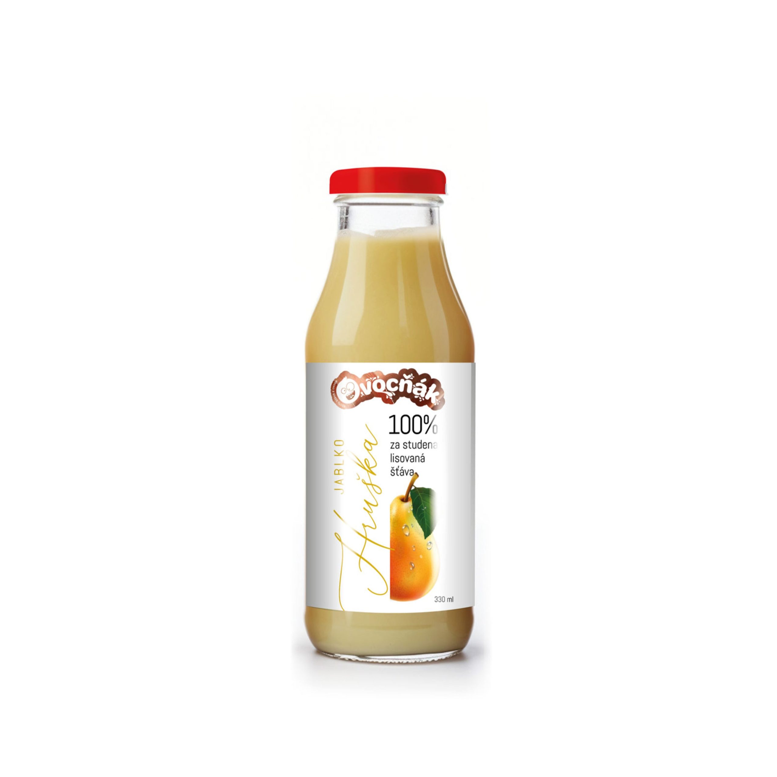Ovocňák Mošt ovocný jablko-hruška - sklo (330 ml) Country Life