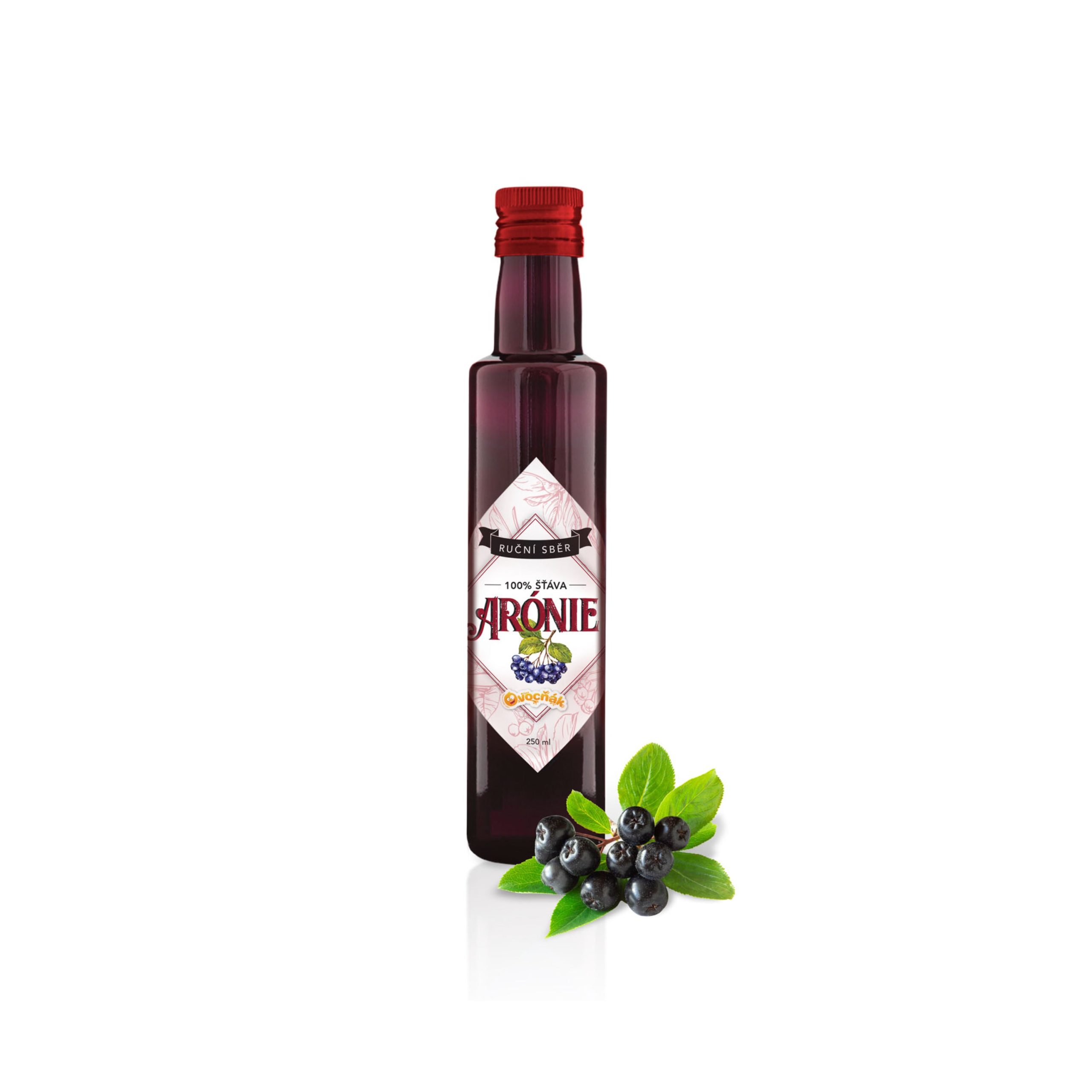 Ovocňák Šťáva aróniová 100 % BIO (250 ml) Ovocňák