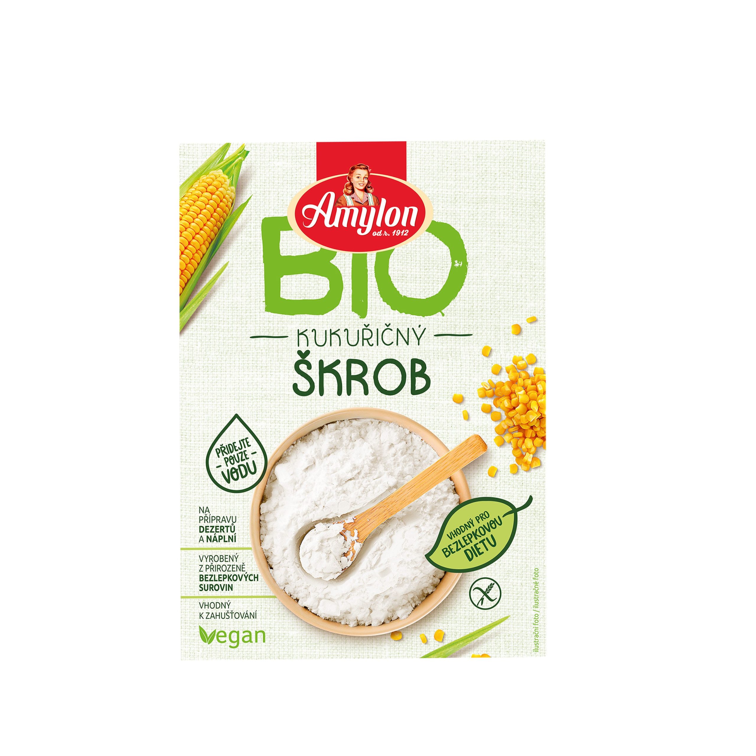 Škrob kukuřičný 200 g BIO   AMYLON Amylon