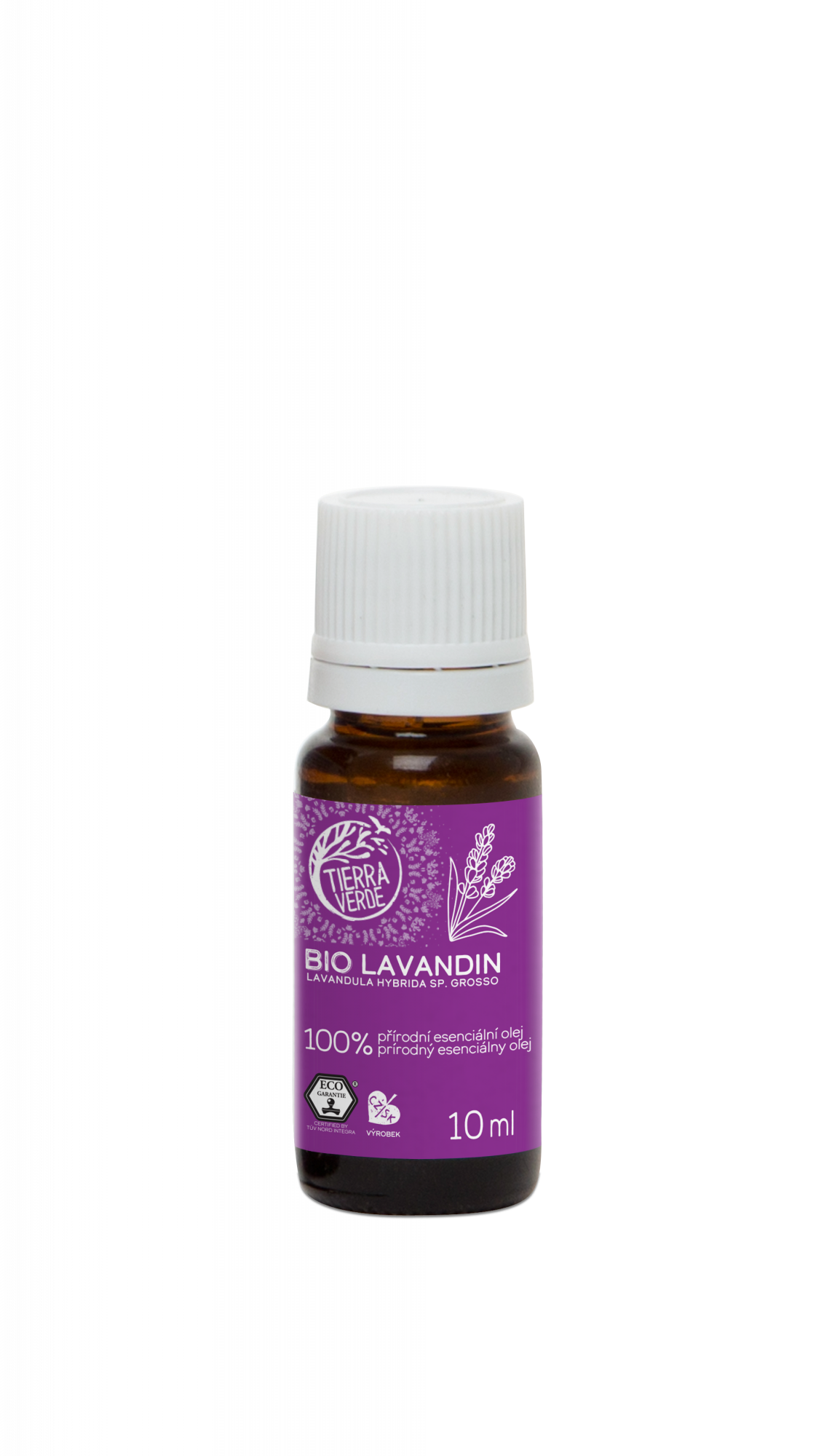 Tierra Verde Esenciální olej Lavandin BIO - 10 ml - univerzální oblíbenec Tierra Verde