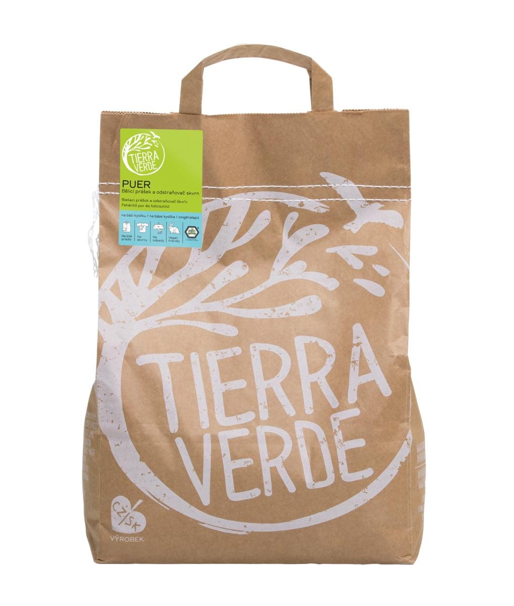 Tierra Verde Puer - bělicí perkarbonát sodný - 5 kg - pytel - univerzální čistič Tierra Verde
