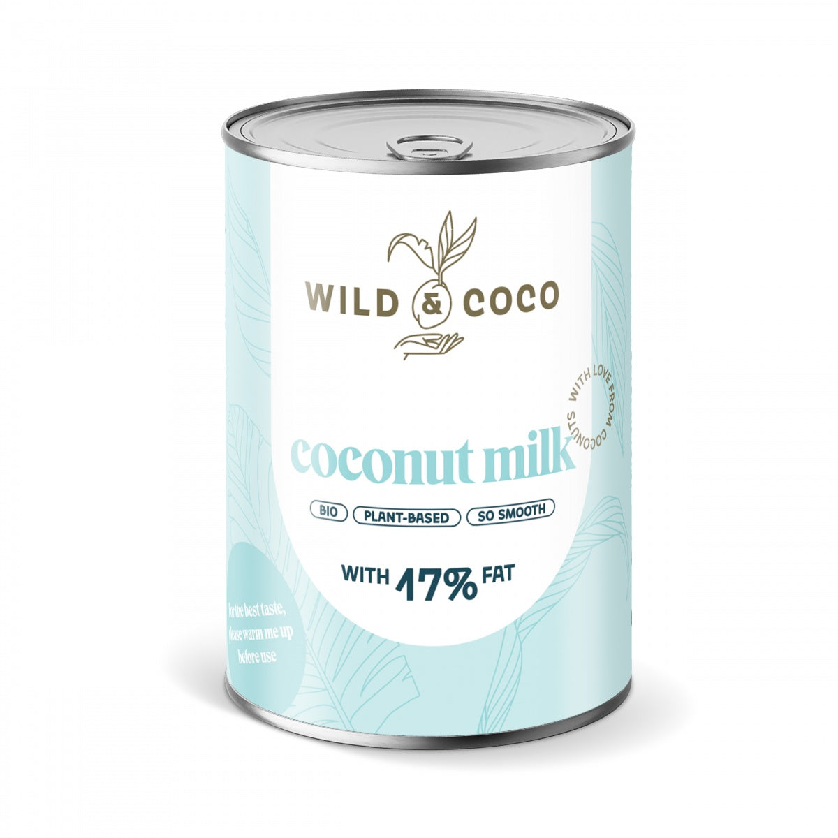 Wild & Coco Mléko kokosové 17 % BIO (400 ml) - ze zralých kokosů Wild & Coco