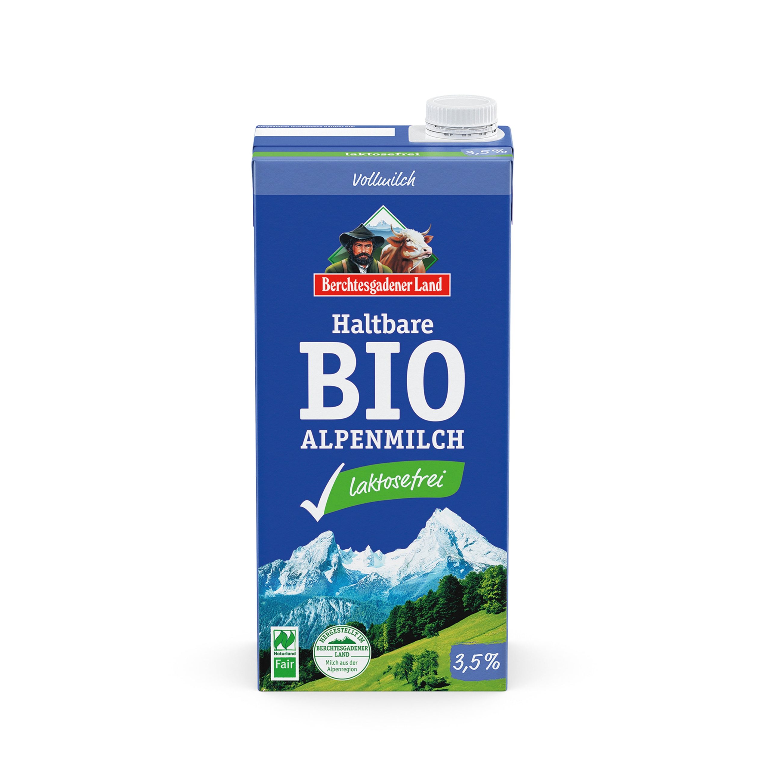 BGL Mléko trvanlivé alpské plnotučné bez laktózy BIO (1 l) - jedinečné mléko v top kvalitě