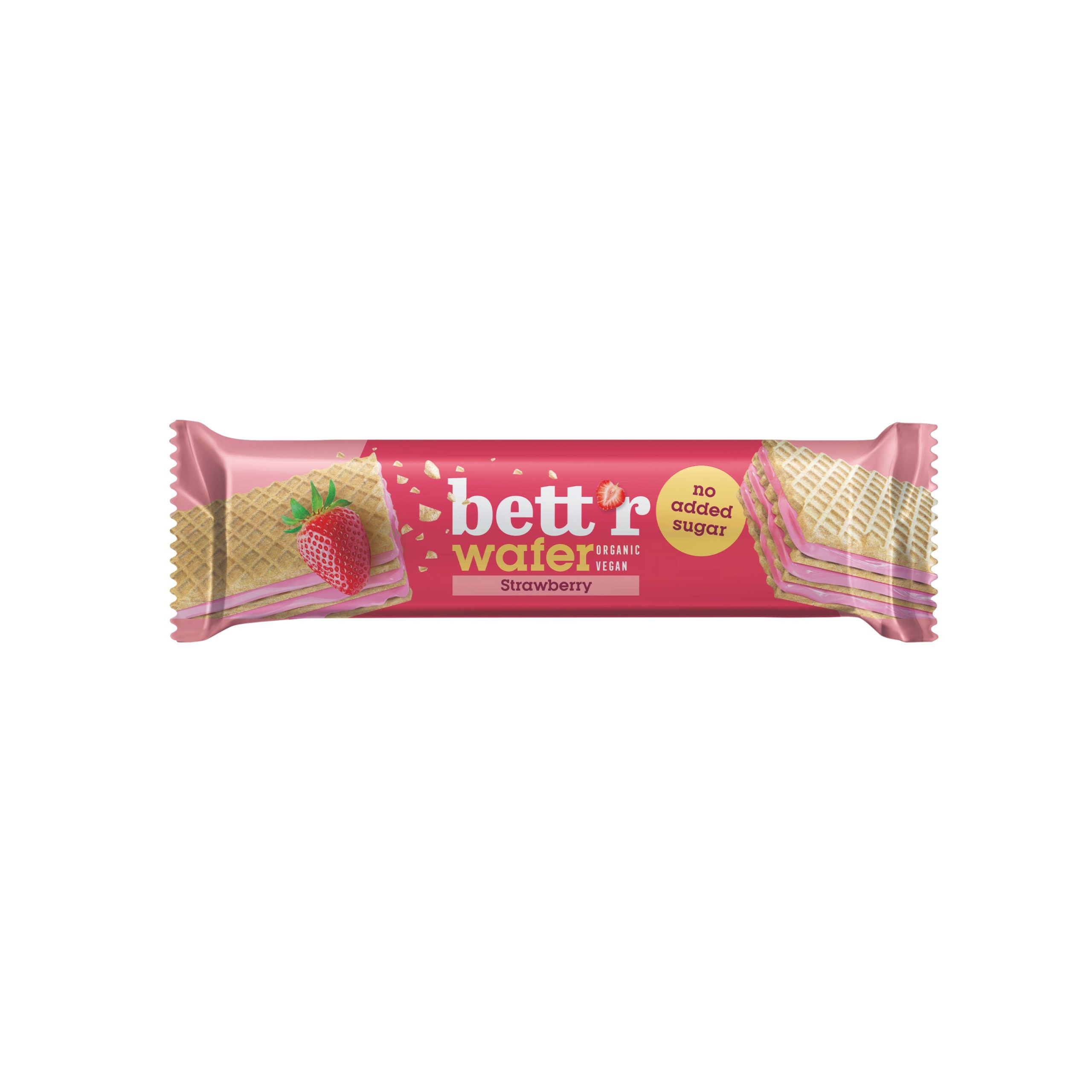 Bett´r Oplatka s kešu a jahodami bez přidaného cukru BIO (30 g) - bez palmového tuku BETT'R