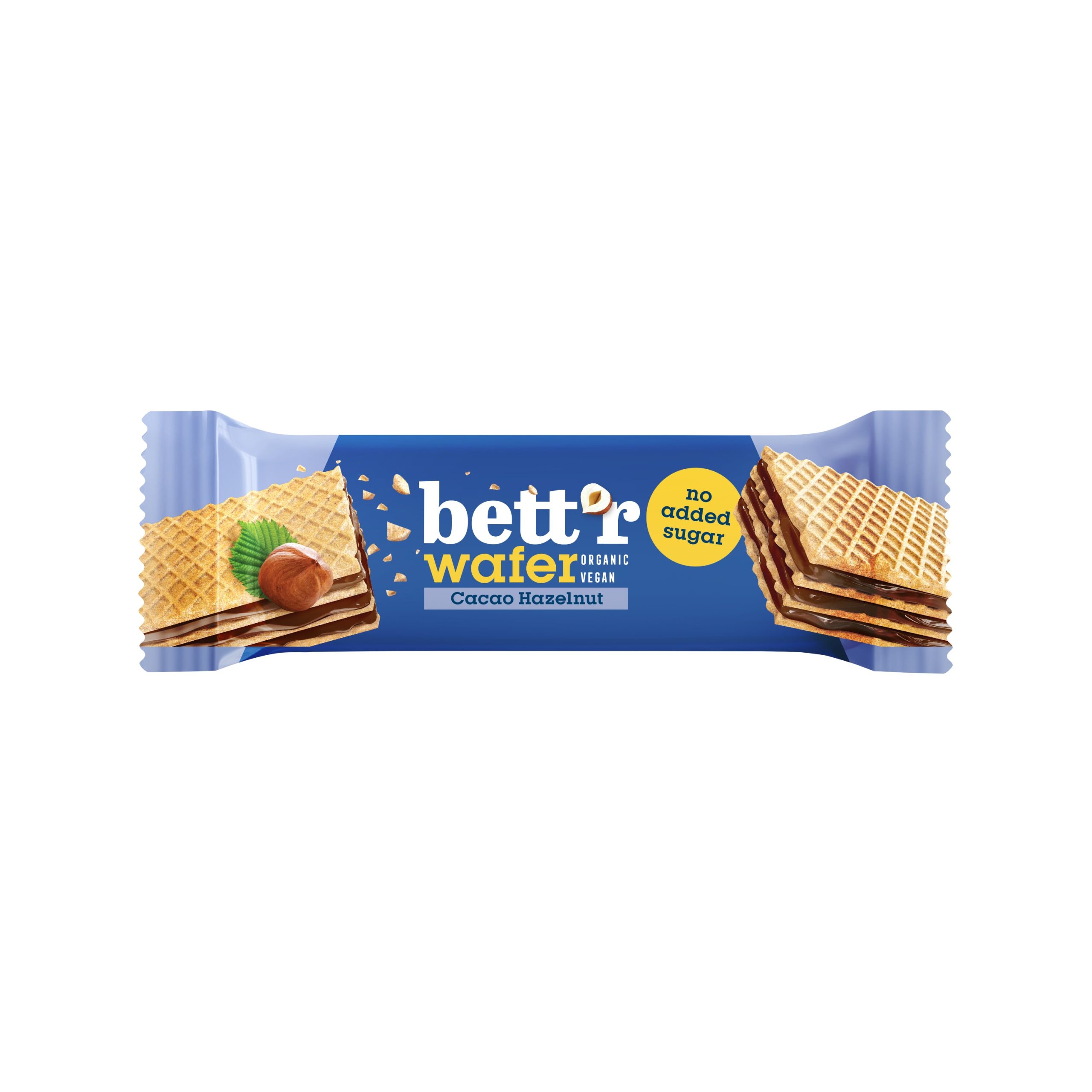 Bett´r Oplatka s lískovými oříšky a kakaem bez přidaného cukru BIO (30 g) BETT'R