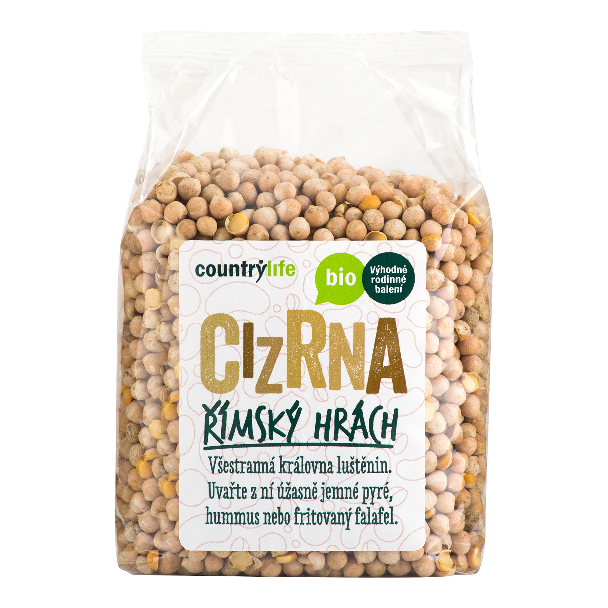 Country Life Cizrna BIO (1 kg) - na hummus