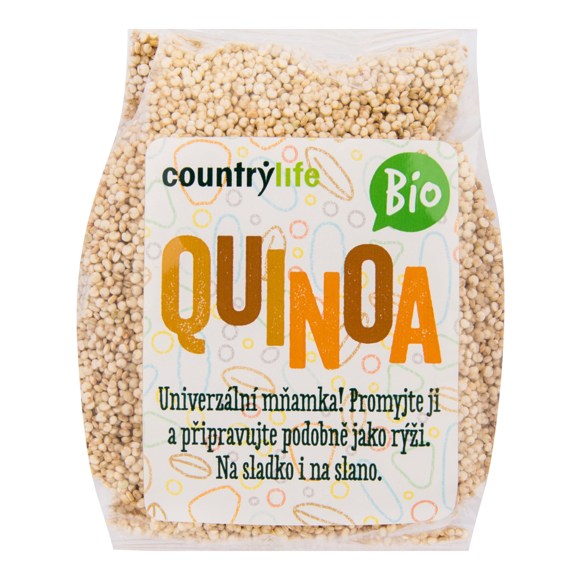 Country Life Quinoa BIO (250 g) - nadýchaná alternativa rýže se zemitou chutí Country Life