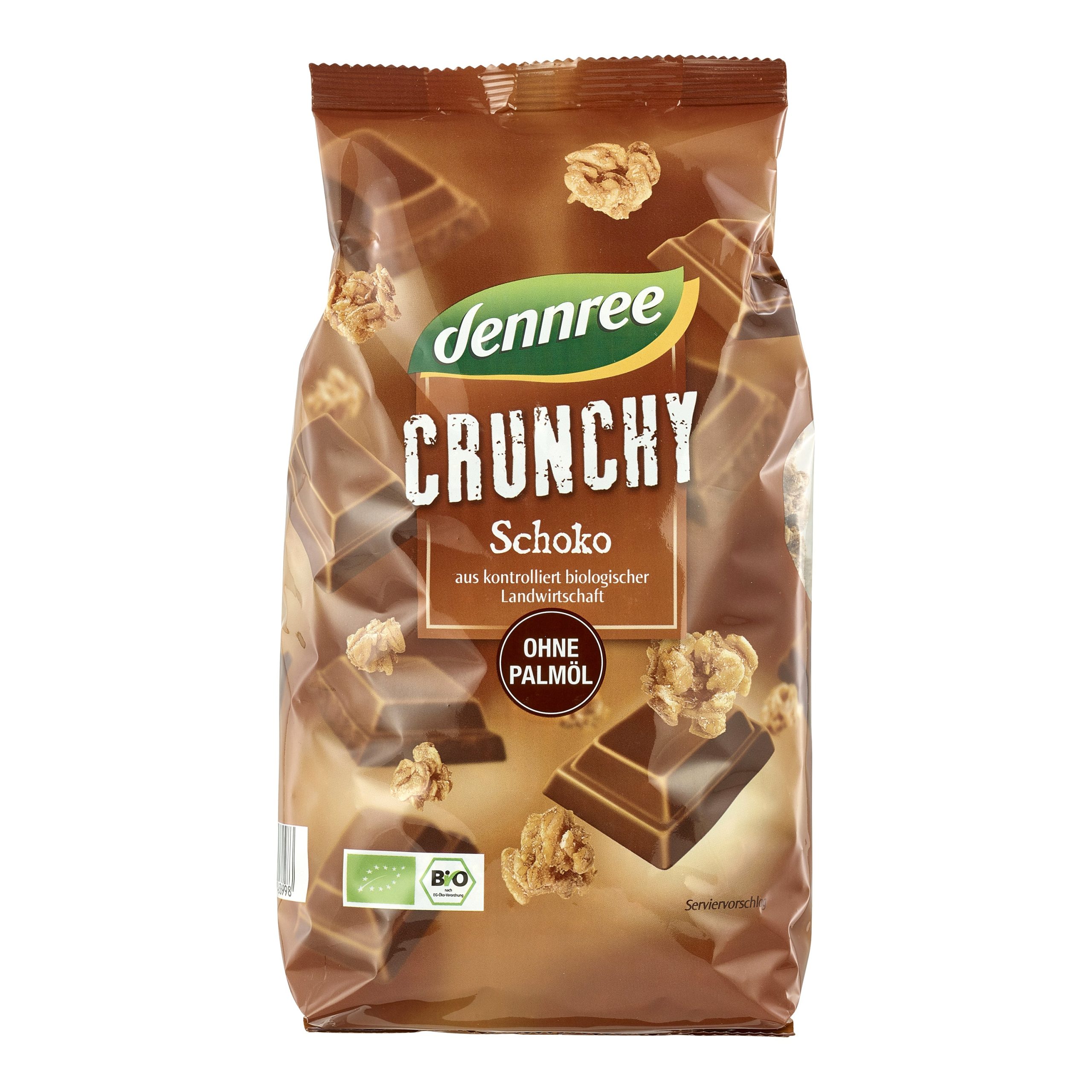 Dennree Granola s mléčnou čokoládou BIO (750 g) - křřřupavá Dennree