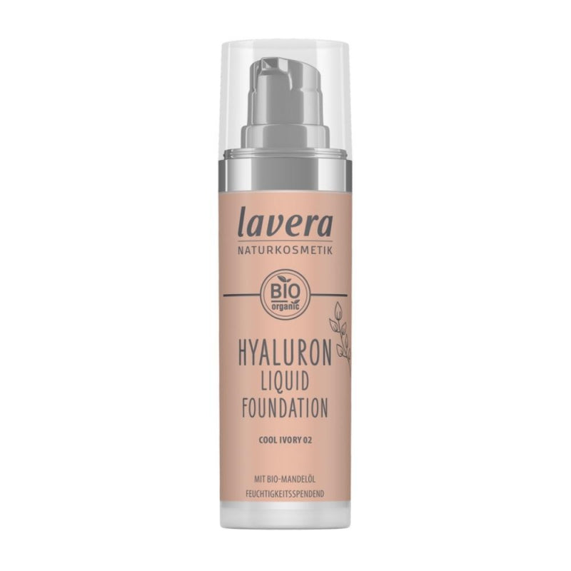 Lavera Lehký tekutý make-up s kyselinou hyaluronovou (30 ml) - 02 Cool Ivory Lavera