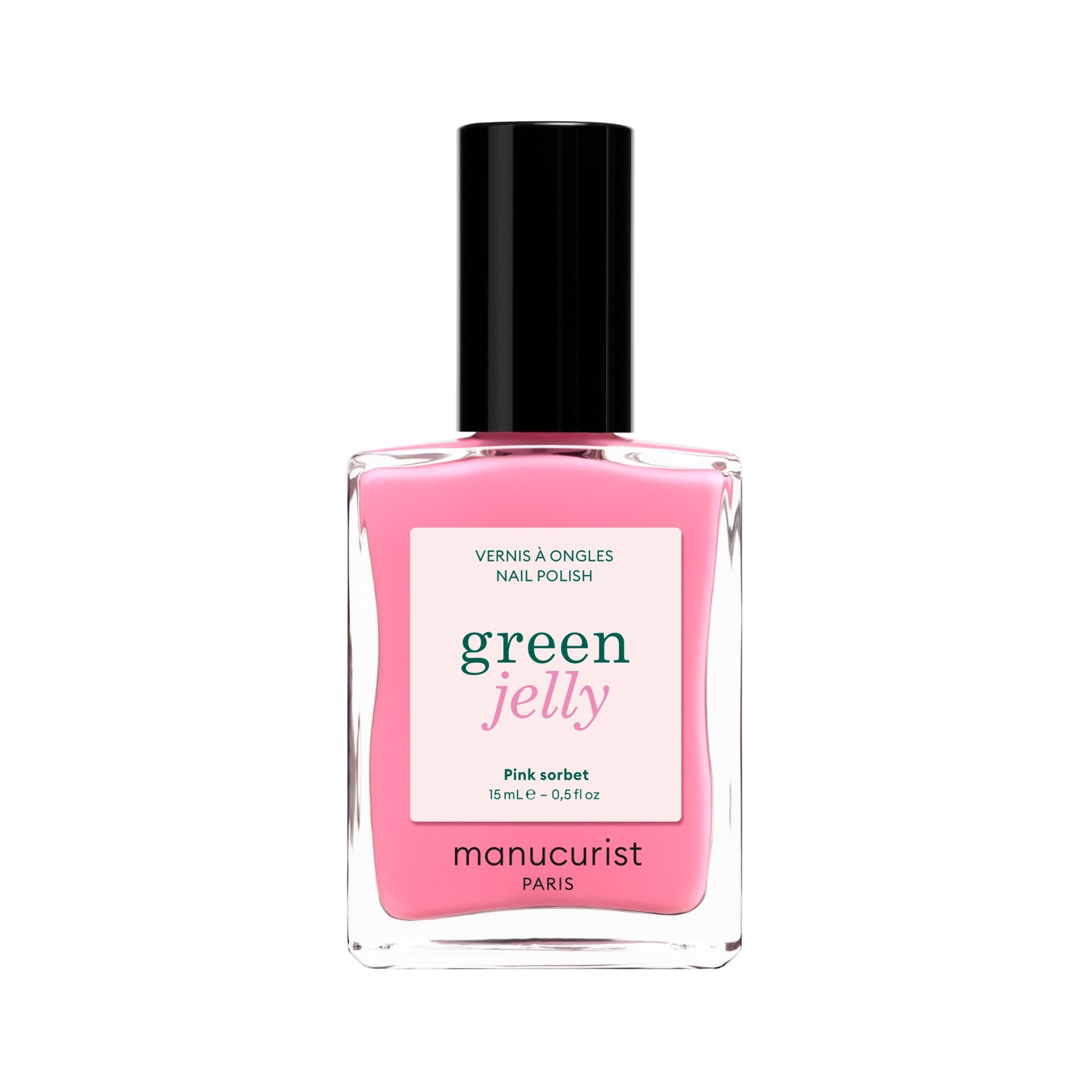 Manucurist Green Jelly schnoucí lak na nehty - Pink Sorbet (15 ml) - perfektní vrstvení