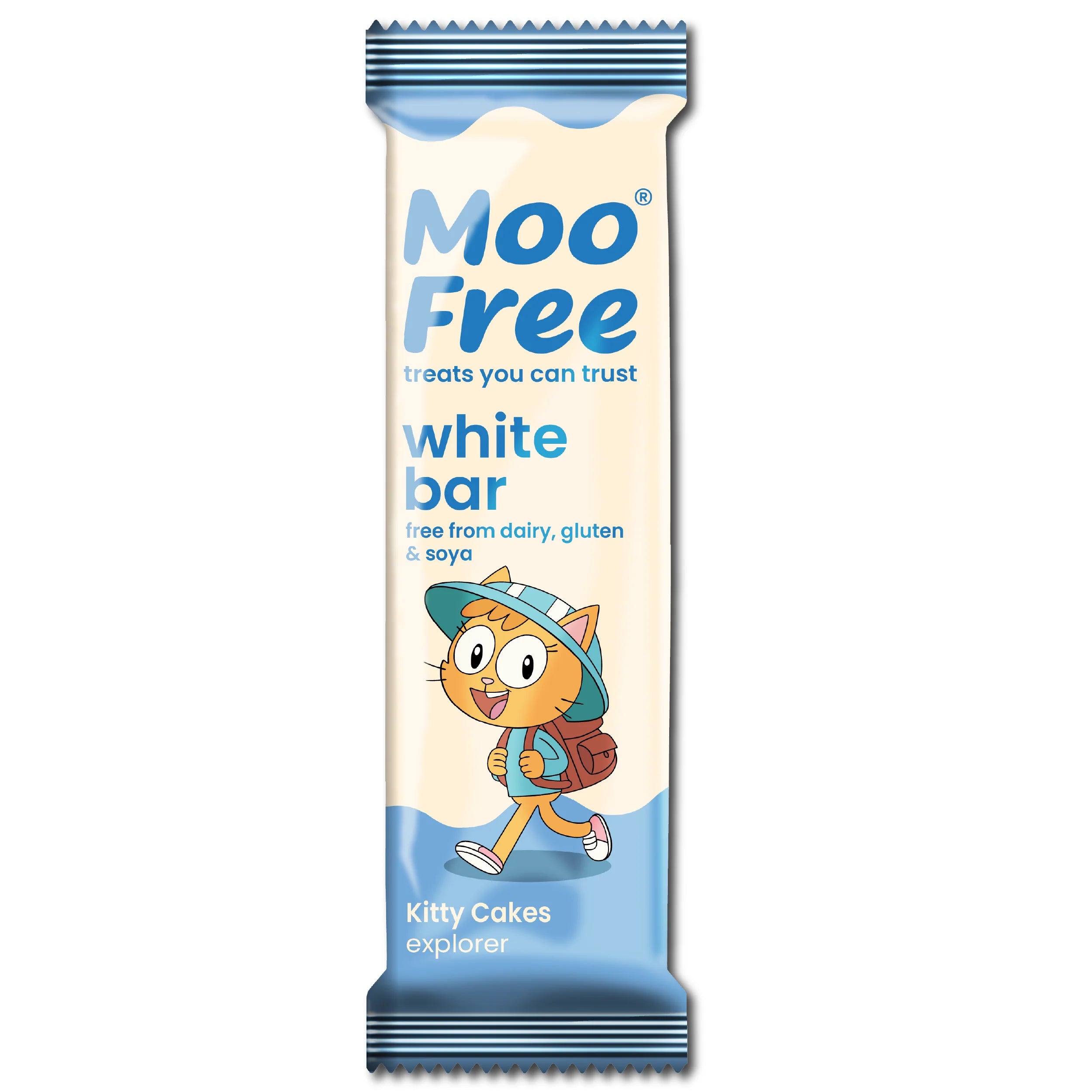 Moo free Bílá tyčinka (20 g) - alternativa bílé čokolády Moo free