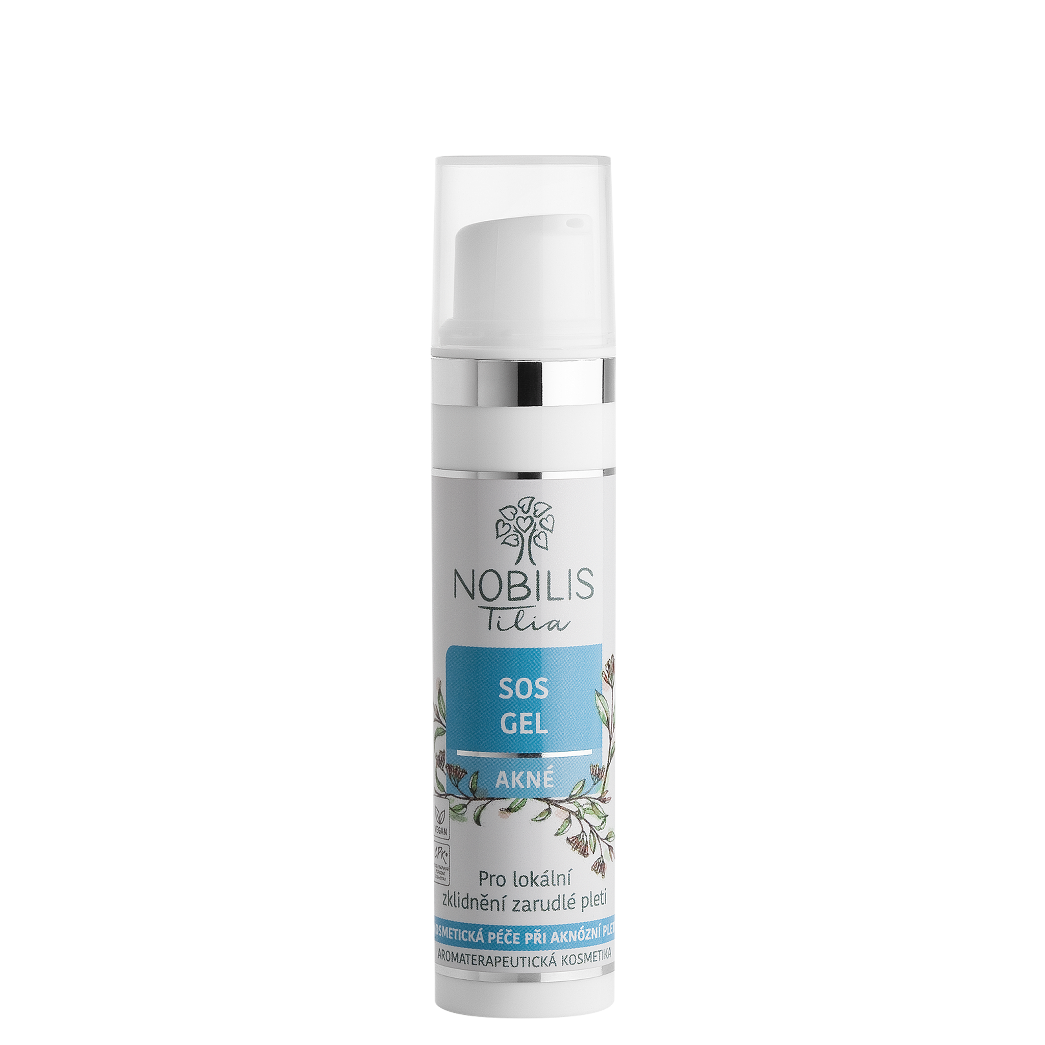 Nobilis Tilia SOS gel Akné (15 ml) - první pomoc na pupínky Nobilis Tilia