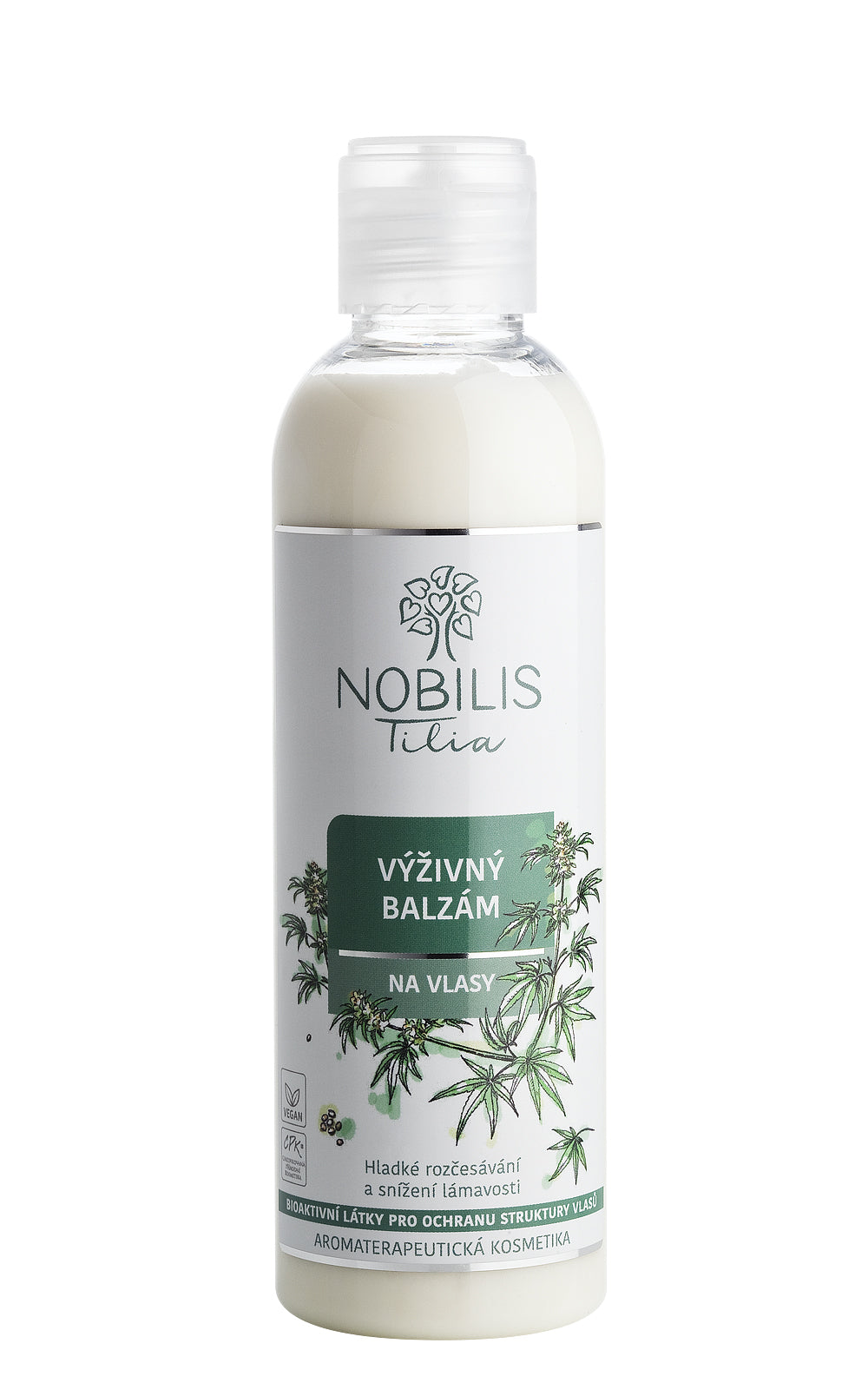 Nobilis Tilia Výživný balzám na vlasy (200 ml) - s arganovým a konopným olejem Nobilis Tilia
