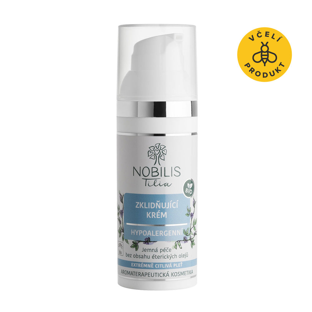 Nobilis Tilia Zklidňující krém Hypoalergenní BIO (50 ml) - pro extrémně citlivou pleť Nobilis Tilia
