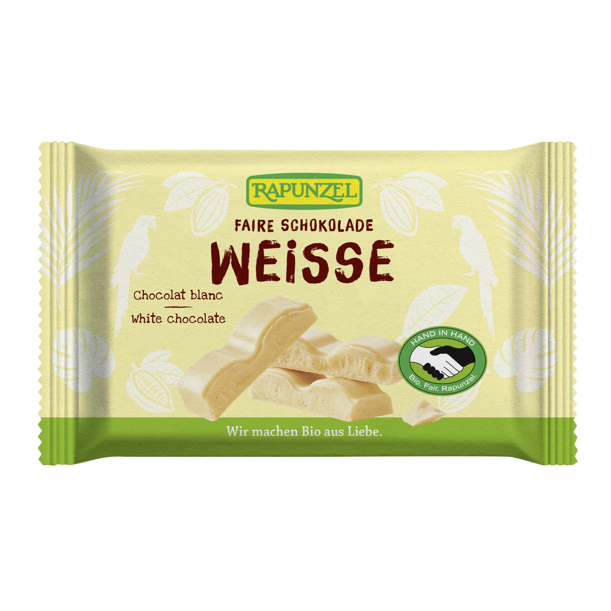 Rapunzel Čokoláda bílá BIO (100 g) - maximálně jemná díky konšování Rapunzel