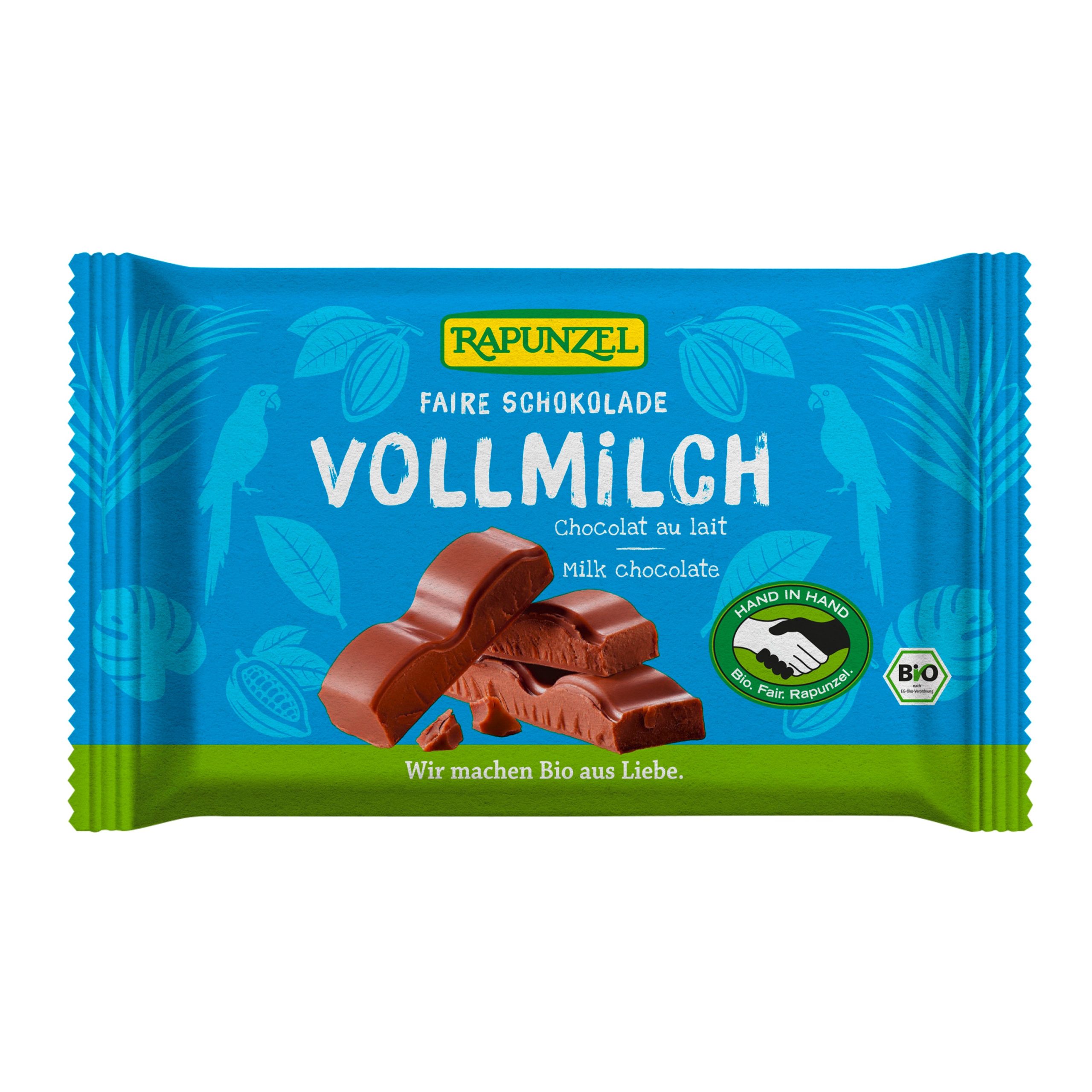 Rapunzel Čokoláda mléčná BIO (100 g) - konšovaná pro maximální jemnost Rapunzel