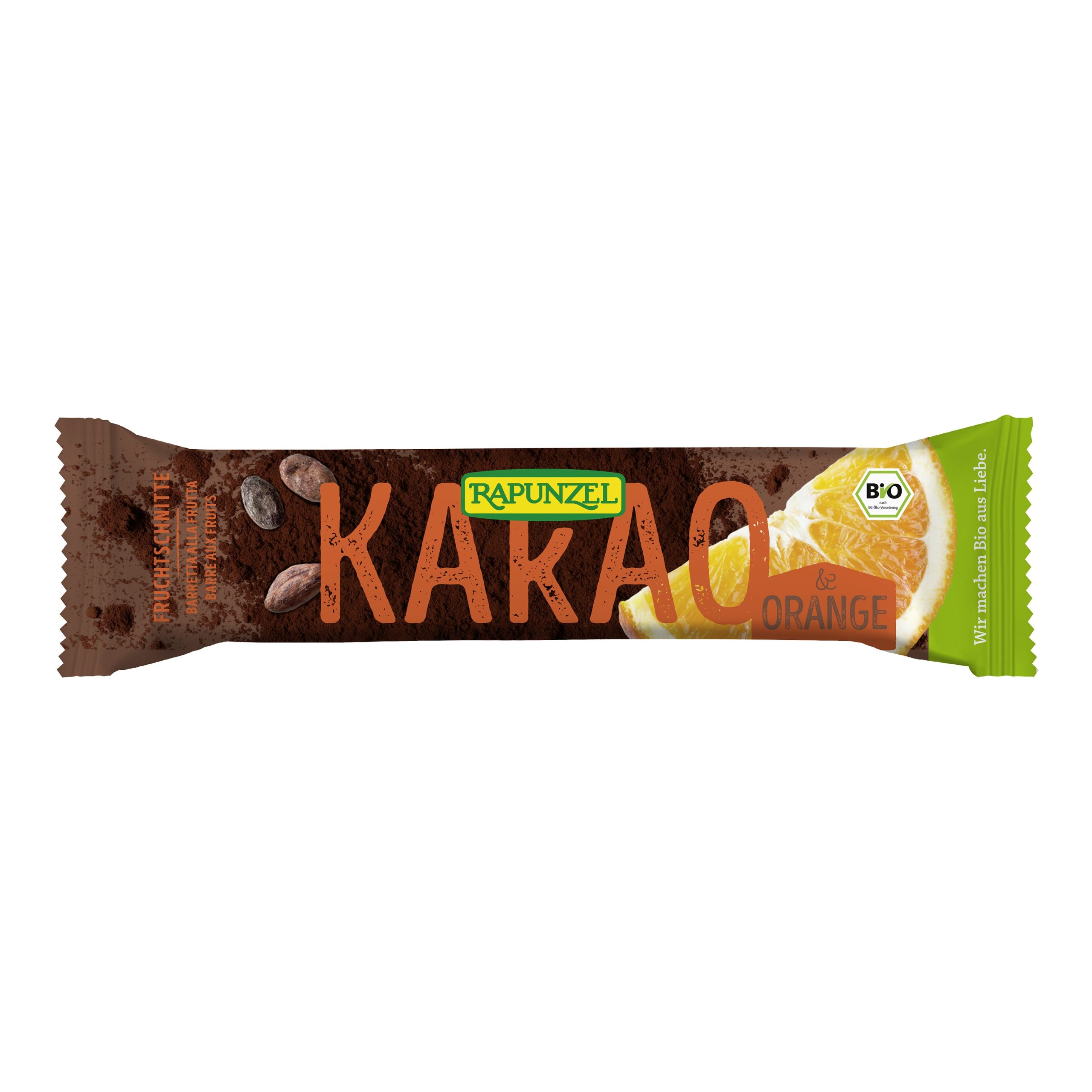 Rapunzel Tyčinka kakao-pomeranč BIO (40 g) - rychlý zdroj energie bez ulepených prstů Rapunzel