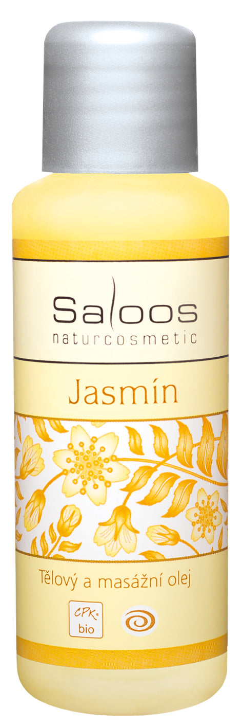 Saloos Tělový a masážní olej Jasmín BIO (50 ml) - uvolňuje a zklidňuje Saloos