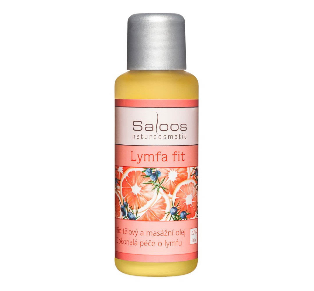 Saloos Tělový a masážní olej Lymfa fit BIO (50 ml) - prokrví pokožku