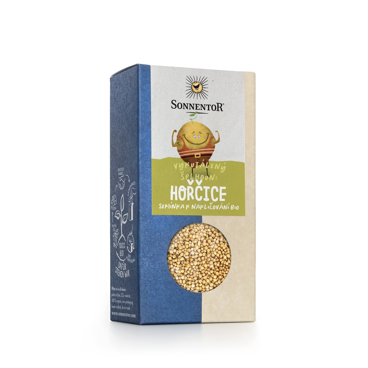 Sonnentor Hořčice BIO - semínka k nakličování (120 g) - pikantní klíčky plné síly během pár dní Sonnentor