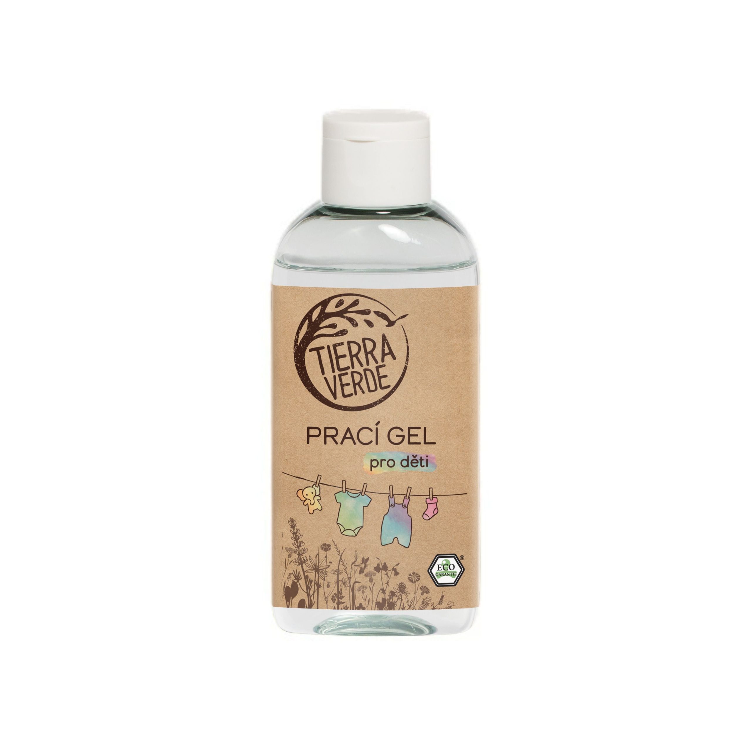 Tierra Verde Prací gel pro děti (100 ml) - vhodný na praní flísu i látkových plen Tierra Verde