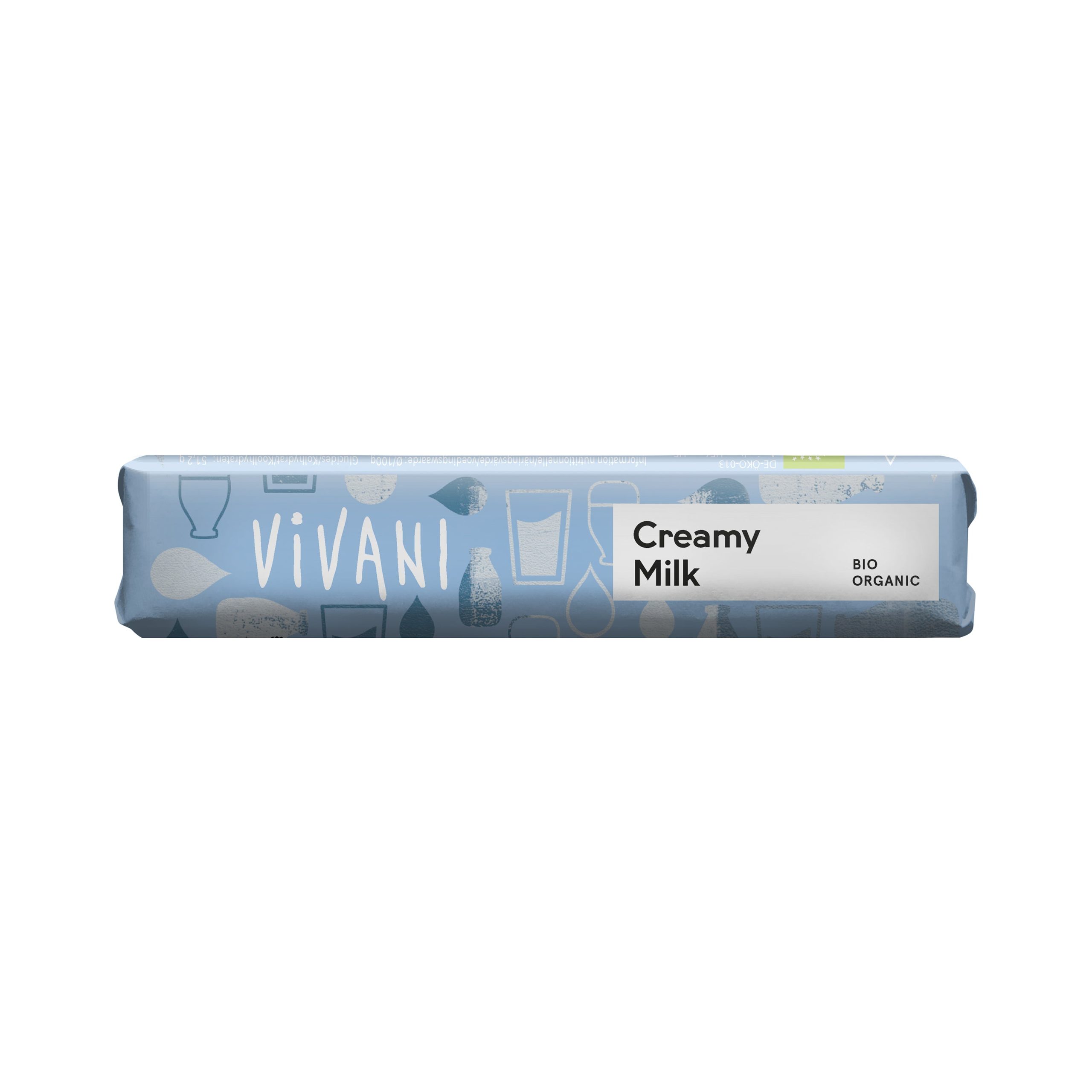 Vivani Tyčinka mléčná čokoláda s mléčnou náplní BIO (40 g) - sametová čokoládová lahůdka Vivani