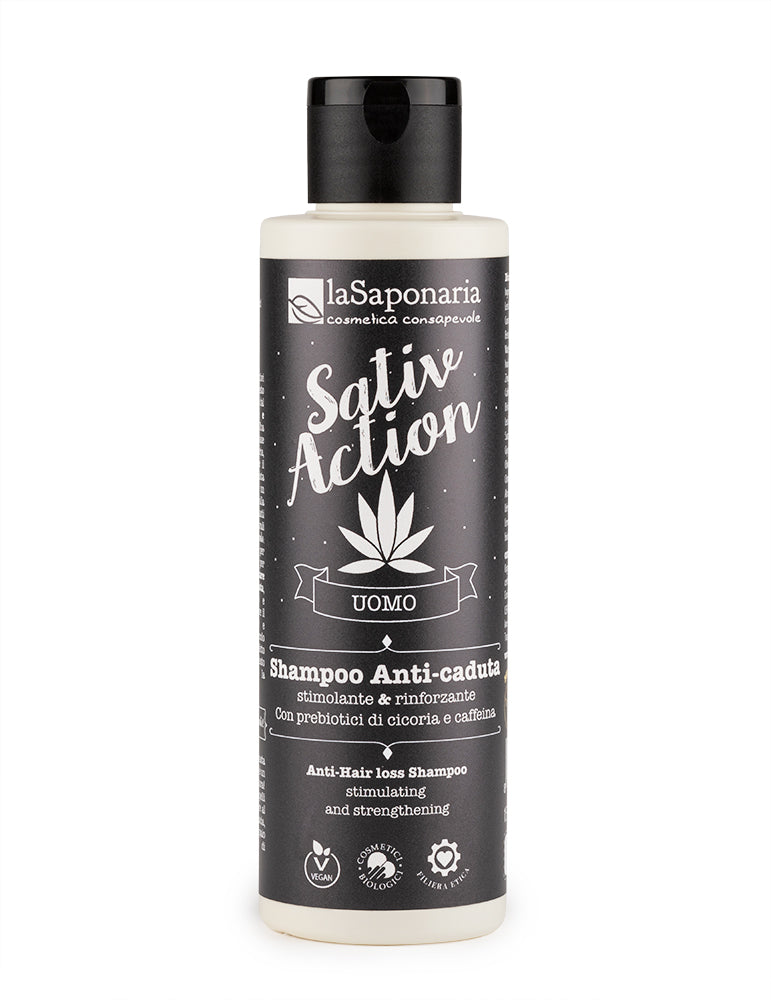 laSaponaria Pánský šampon proti vypadávání vlasů s kofeinem BIO (150 ml) laSaponaria