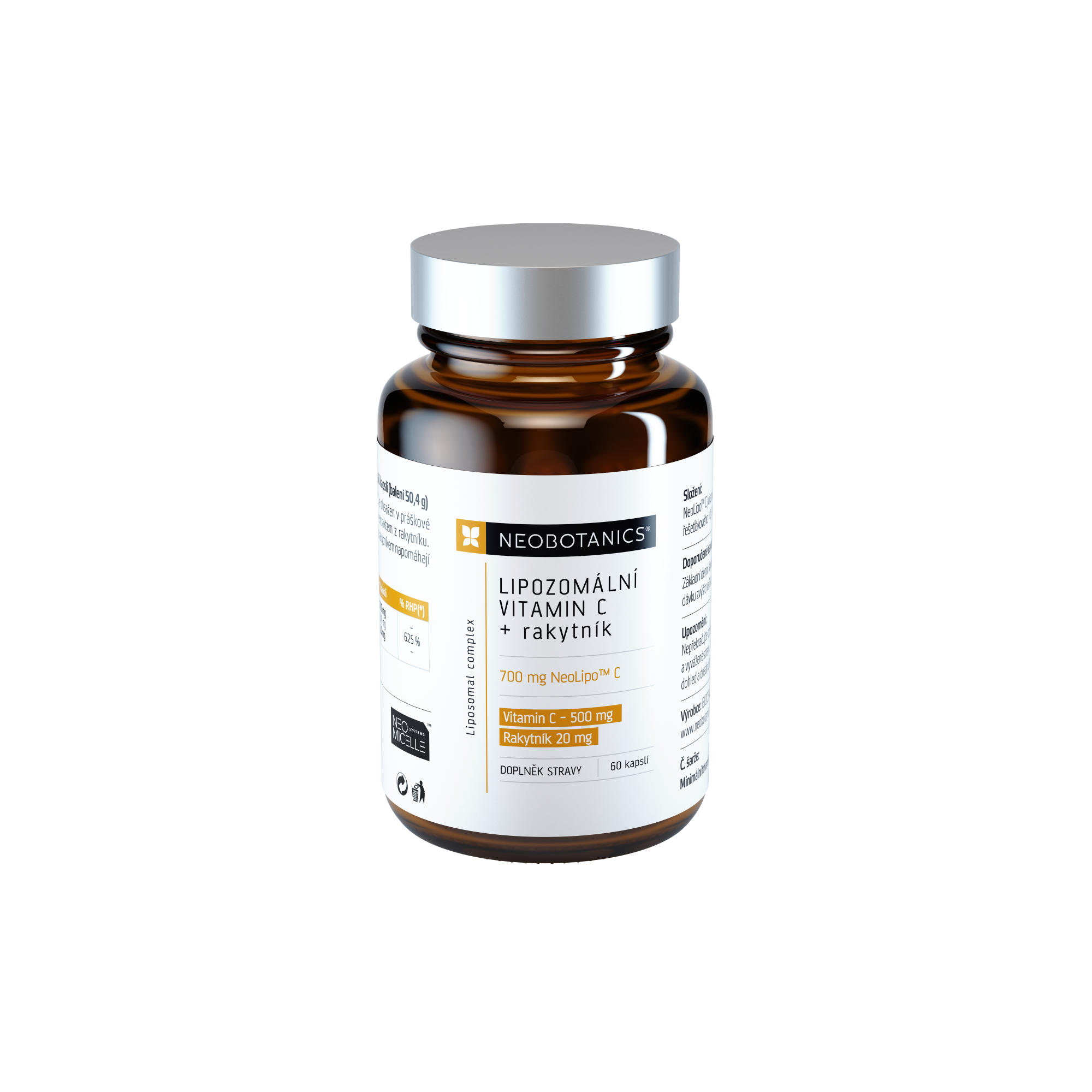 AKCE: Neobotanics Lipo C s rakytníkem (60 kapslí) - vysoce účinná forma Neobotanics