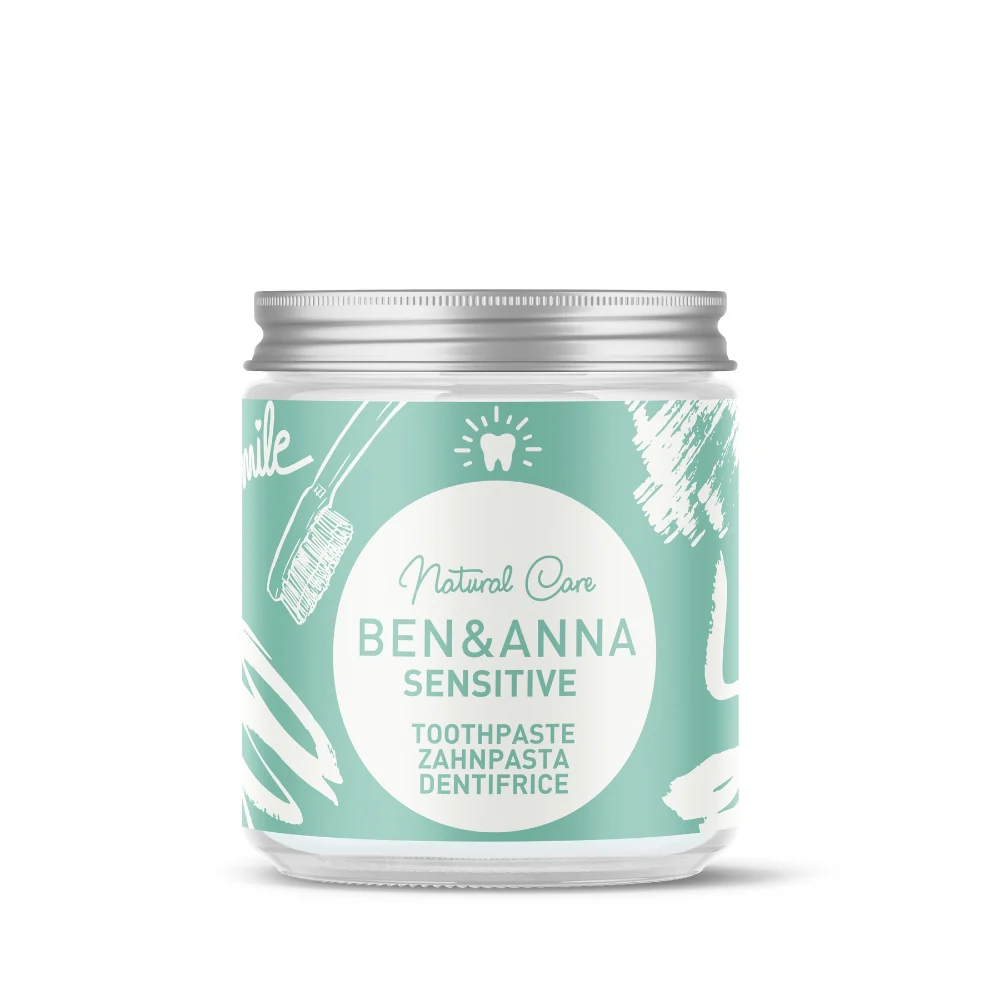 Ben & Anna Zubní pasta pro citlivé zuby Sensitive (100 ml) - bez obsahu fluoridu Ben & Anna