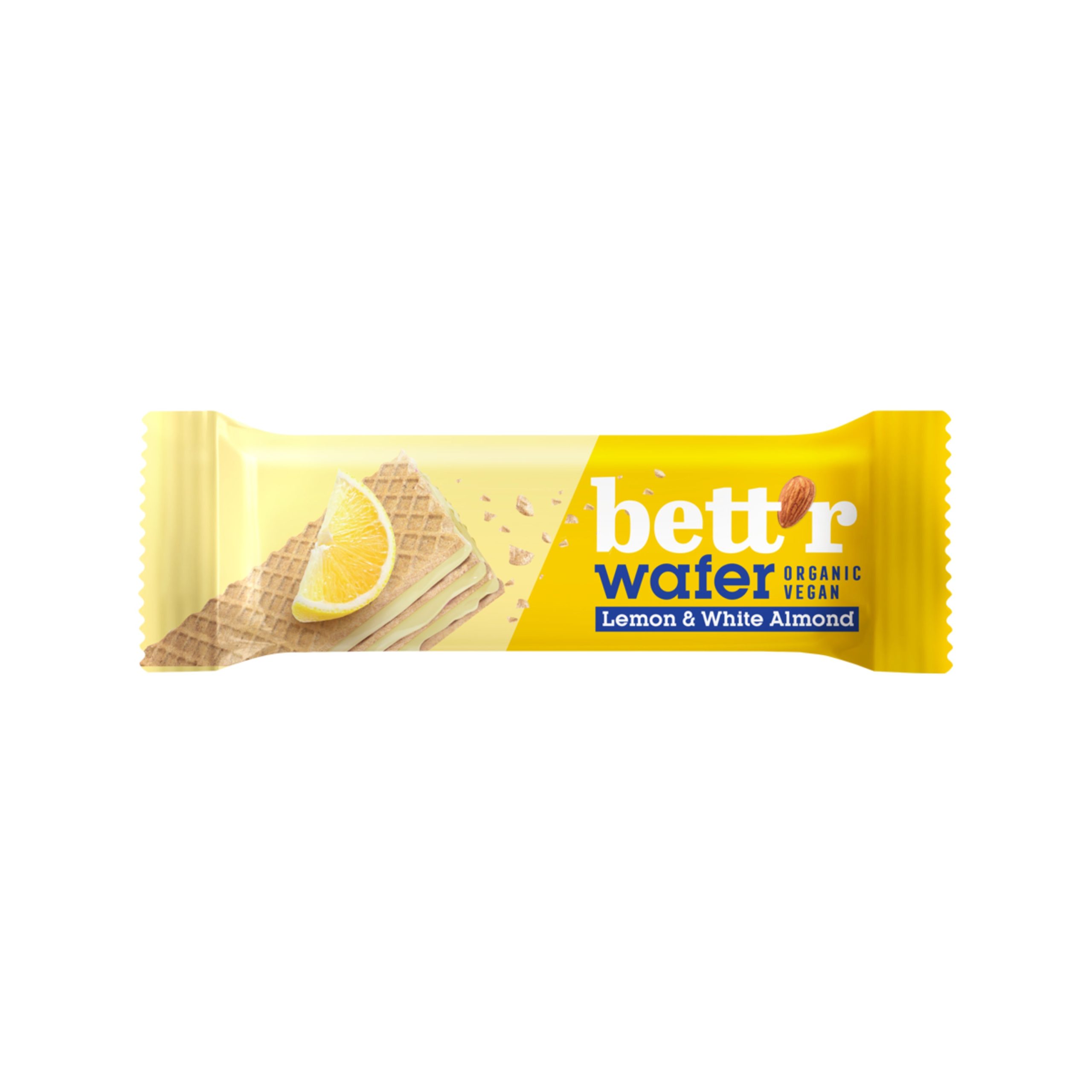 Bett´r Oplatka s mandlemi a citrónovou příchutí BIO (30 g) BETT'R