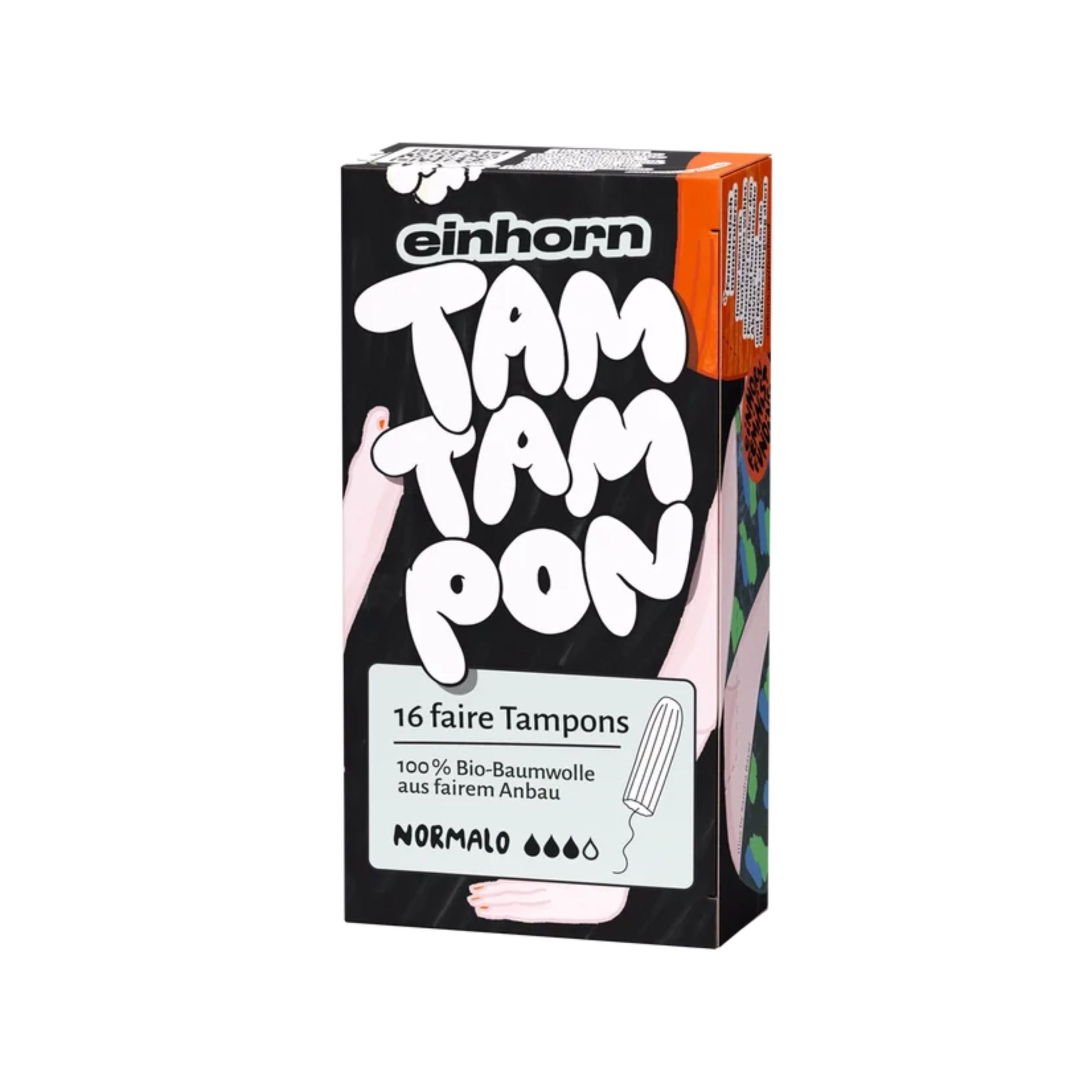 Einhorn Tampony TamTampon Normalo (16 ks) - z biobavlny Einhorn