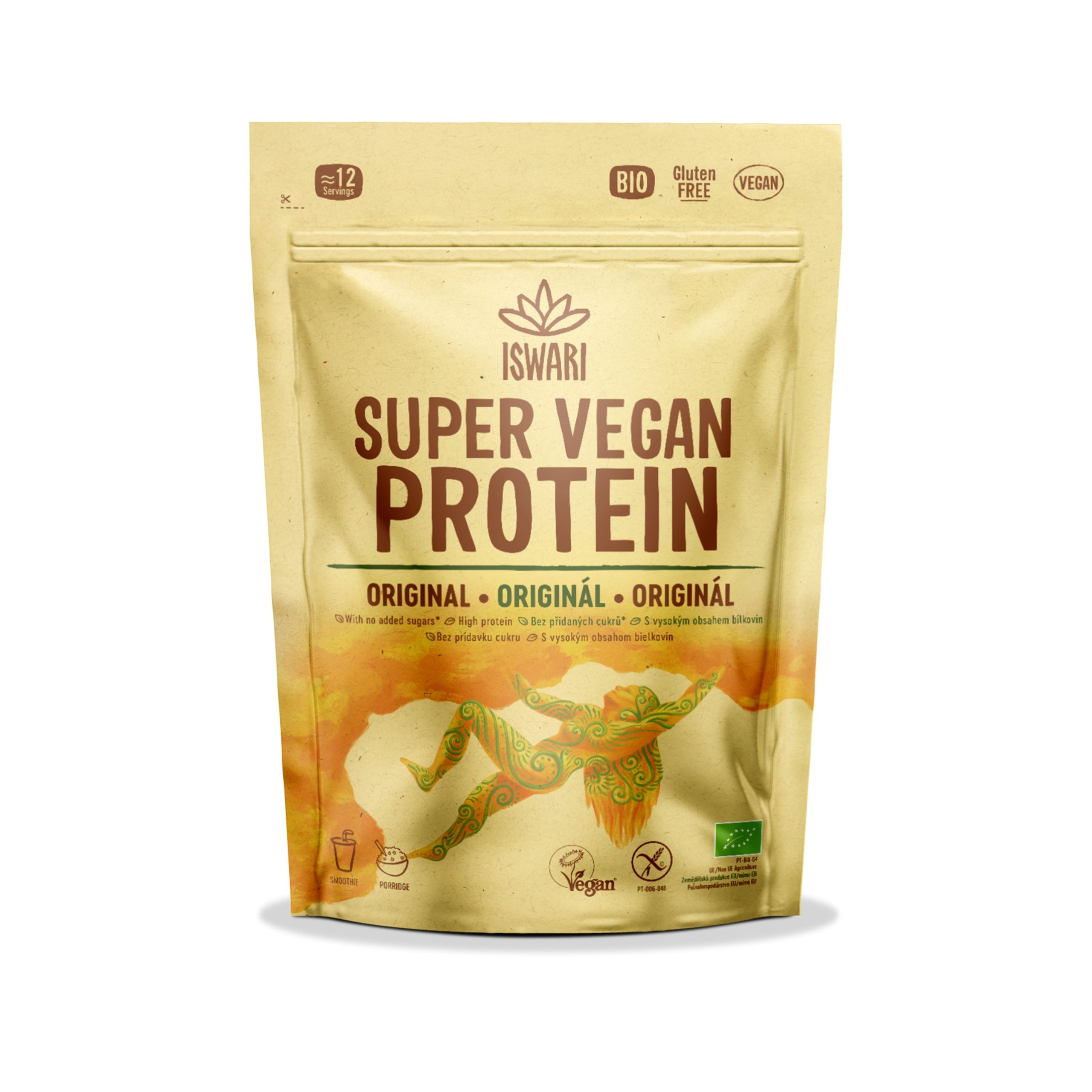ISWARI Protein vegan BIO (250 g) - jen ze 3 surovin Iswari