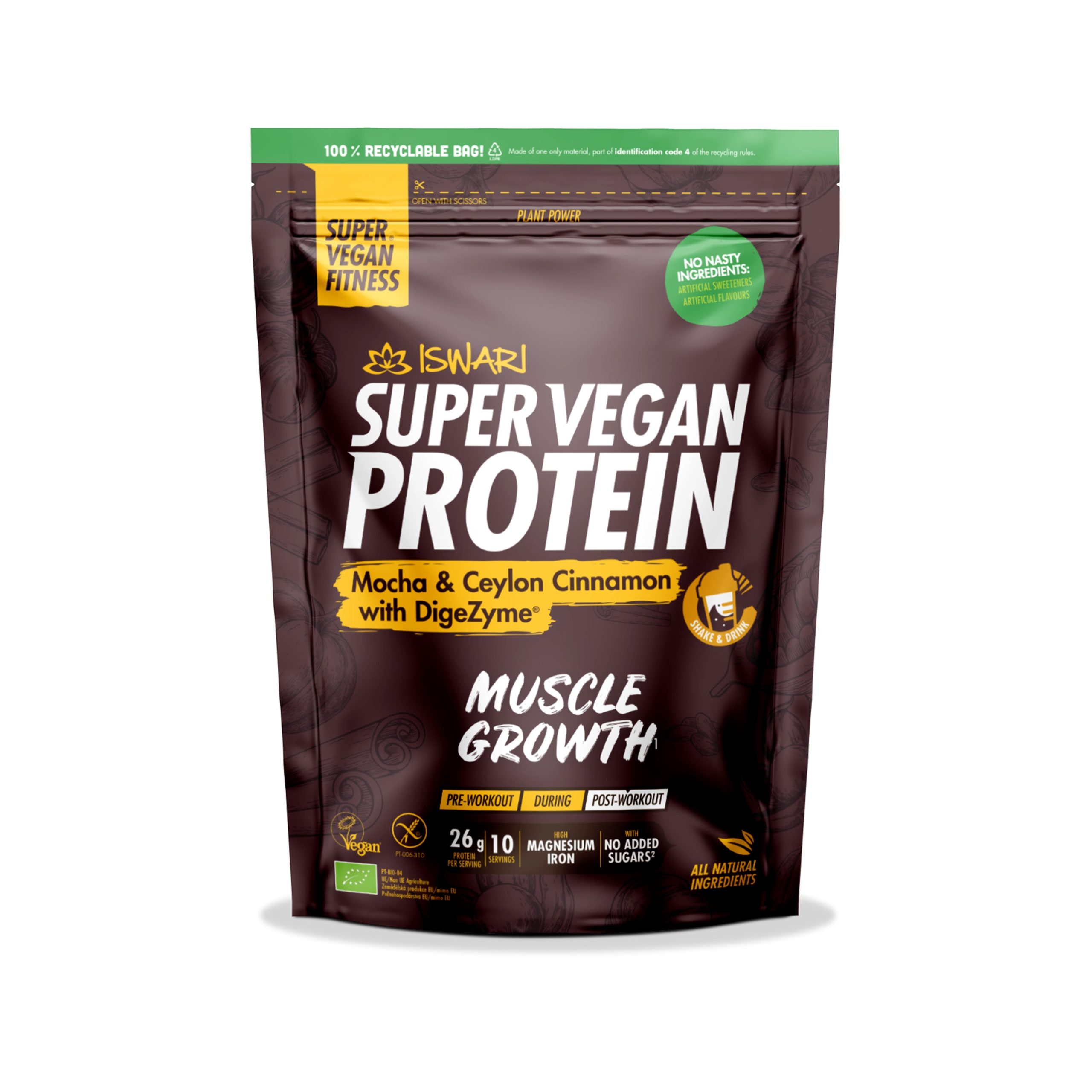 ISWARI Protein vegan s kávou