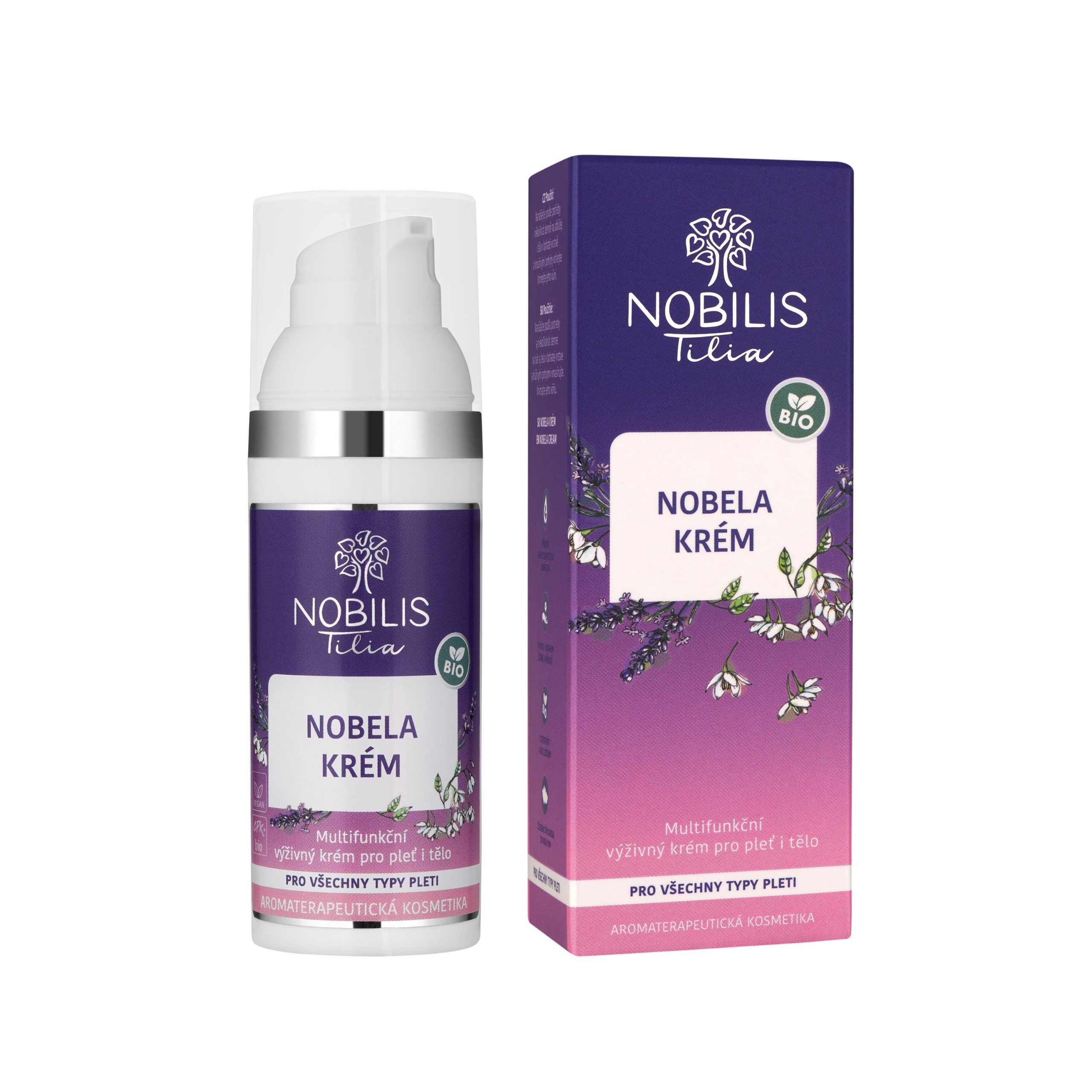 Nobilis Tilia Univerzální krém Nobela BIO (50 ml) - zvyšuje odolnost vůči chladu