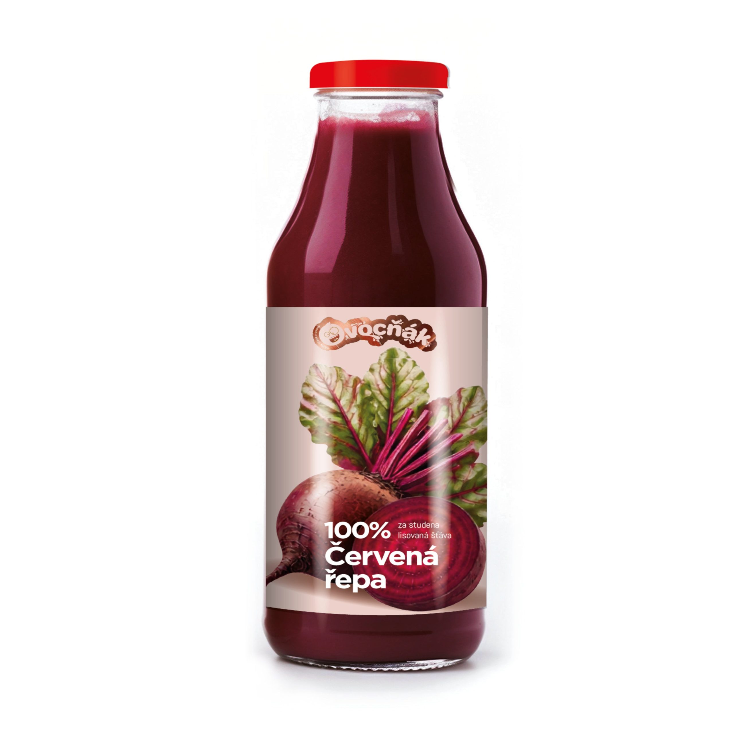 Ovocňák Šťáva z červené řepy 100% - sklo (750 ml) Ovocňák