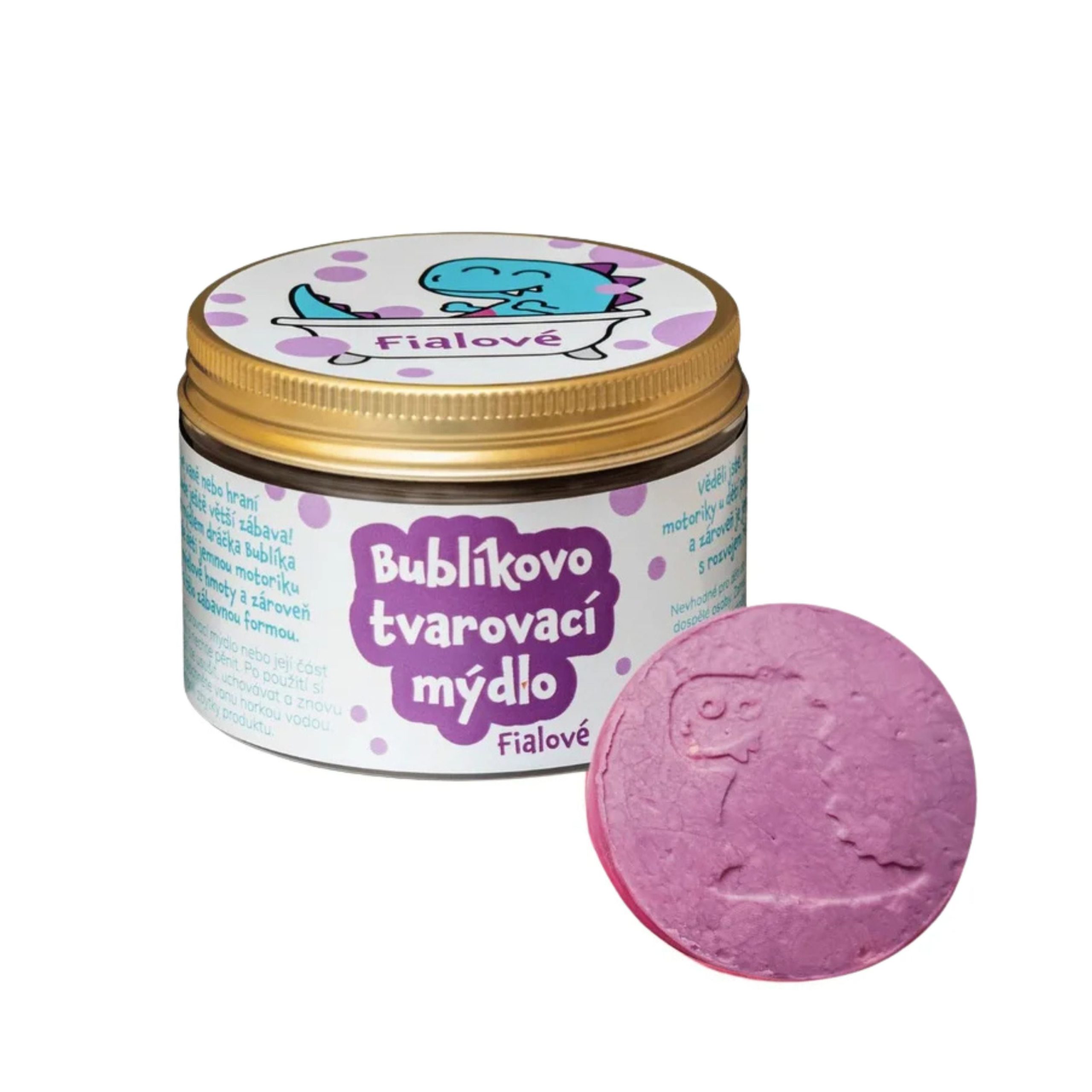 Pure Harmony Bublíkovo tvarovací mýdlo - fialové (100 g) - modelování vlastních tvarů Pure Harmony