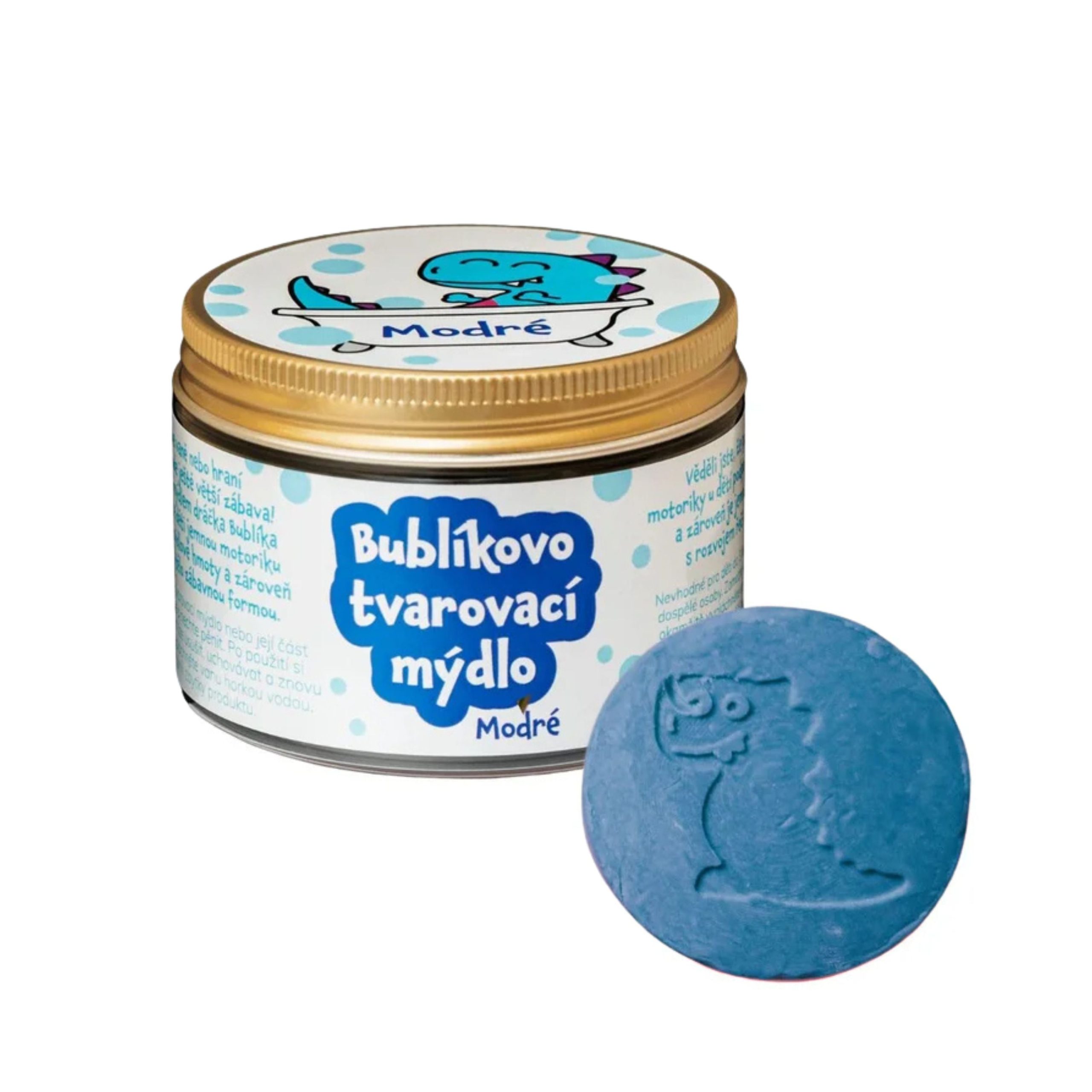 Pure Harmony Bublíkovo tvarovací mýdlo - modré (100 g) - modelování vlastních tvarů Pure Harmony