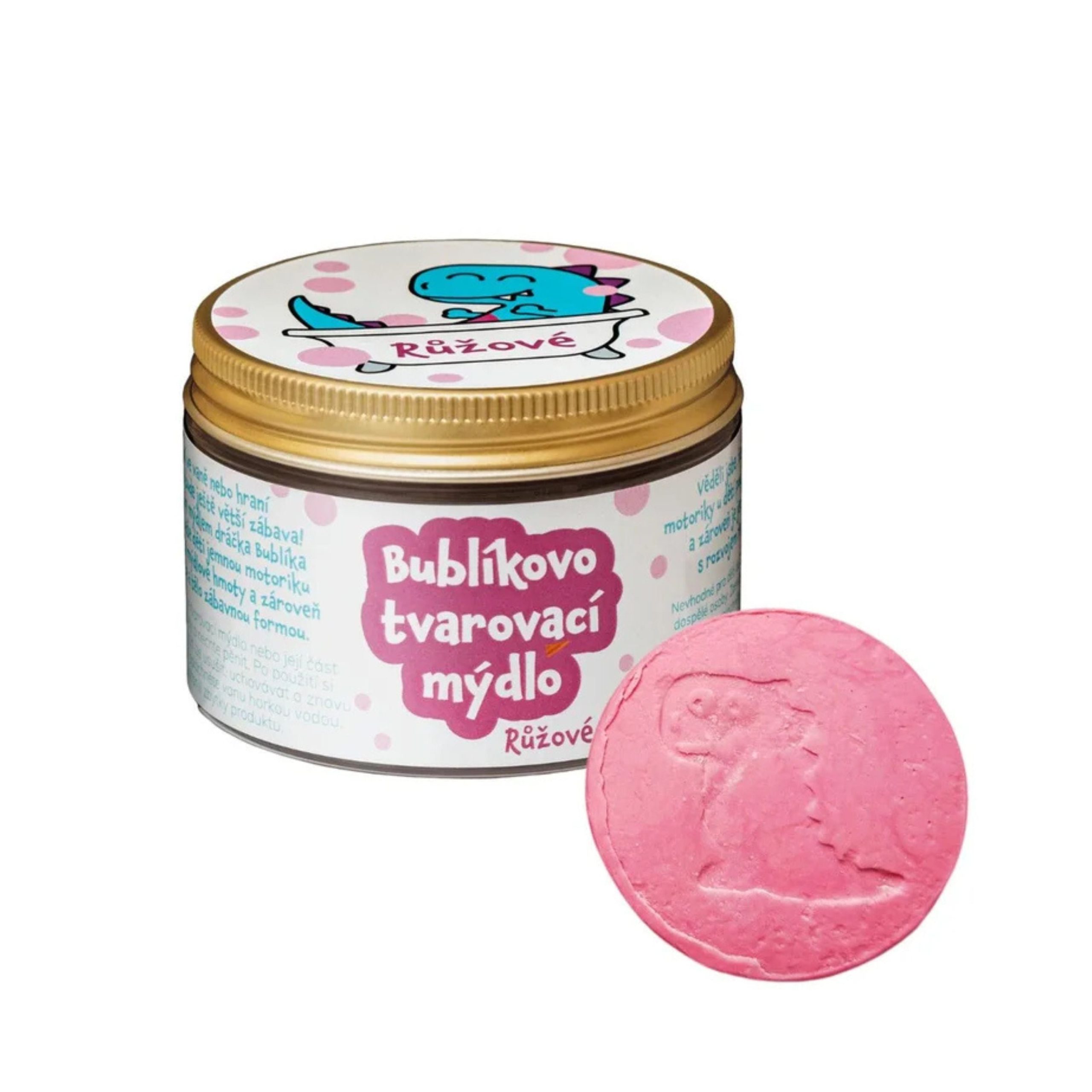 Pure Harmony Bublíkovo tvarovací mýdlo - růžové (100 g) - modelování vlastních tvarů Pure Harmony