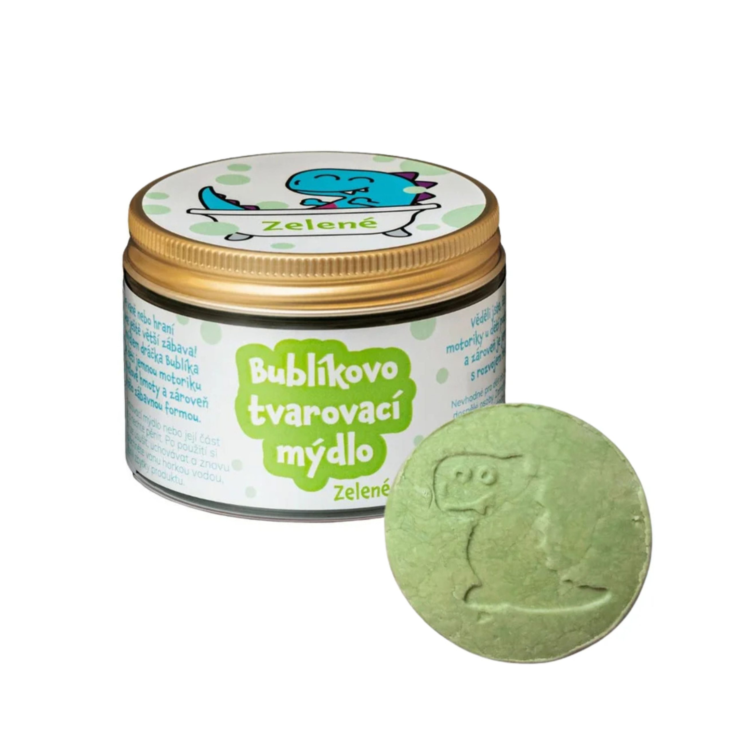 Pure Harmony Bublíkovo tvarovací mýdlo - zelené (100 g) - modelování vlastních tvarů Pure Harmony