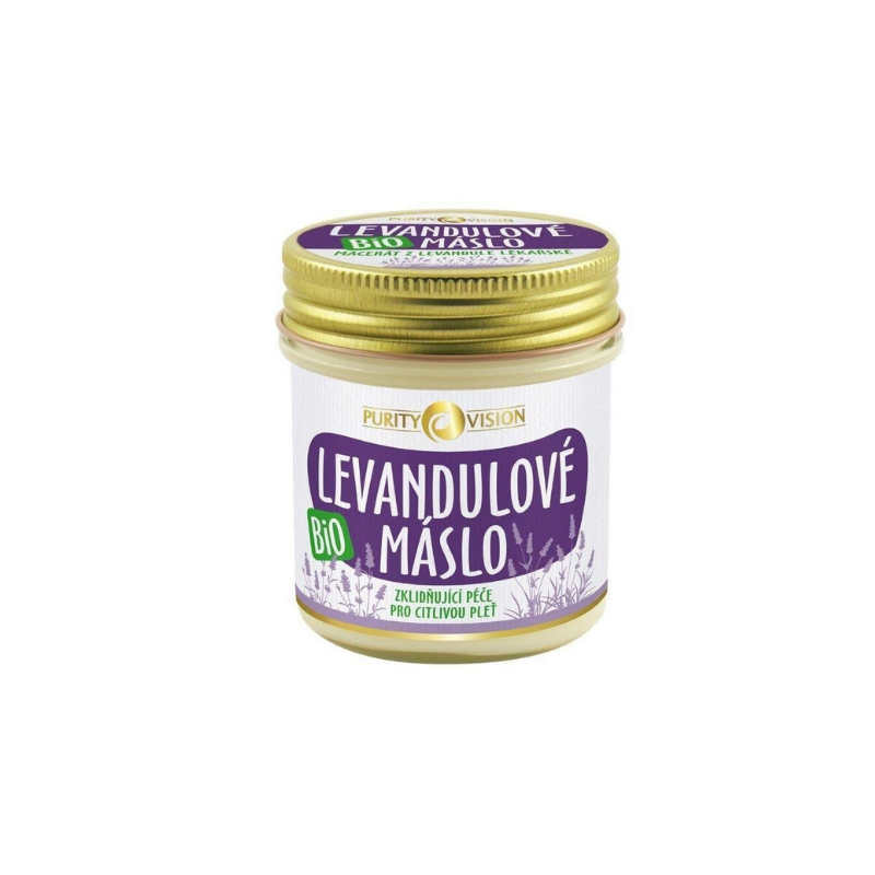 Purity Vision Levandulové máslo (120 ml) - vhodné pro citlivou pokožku Purity Vision