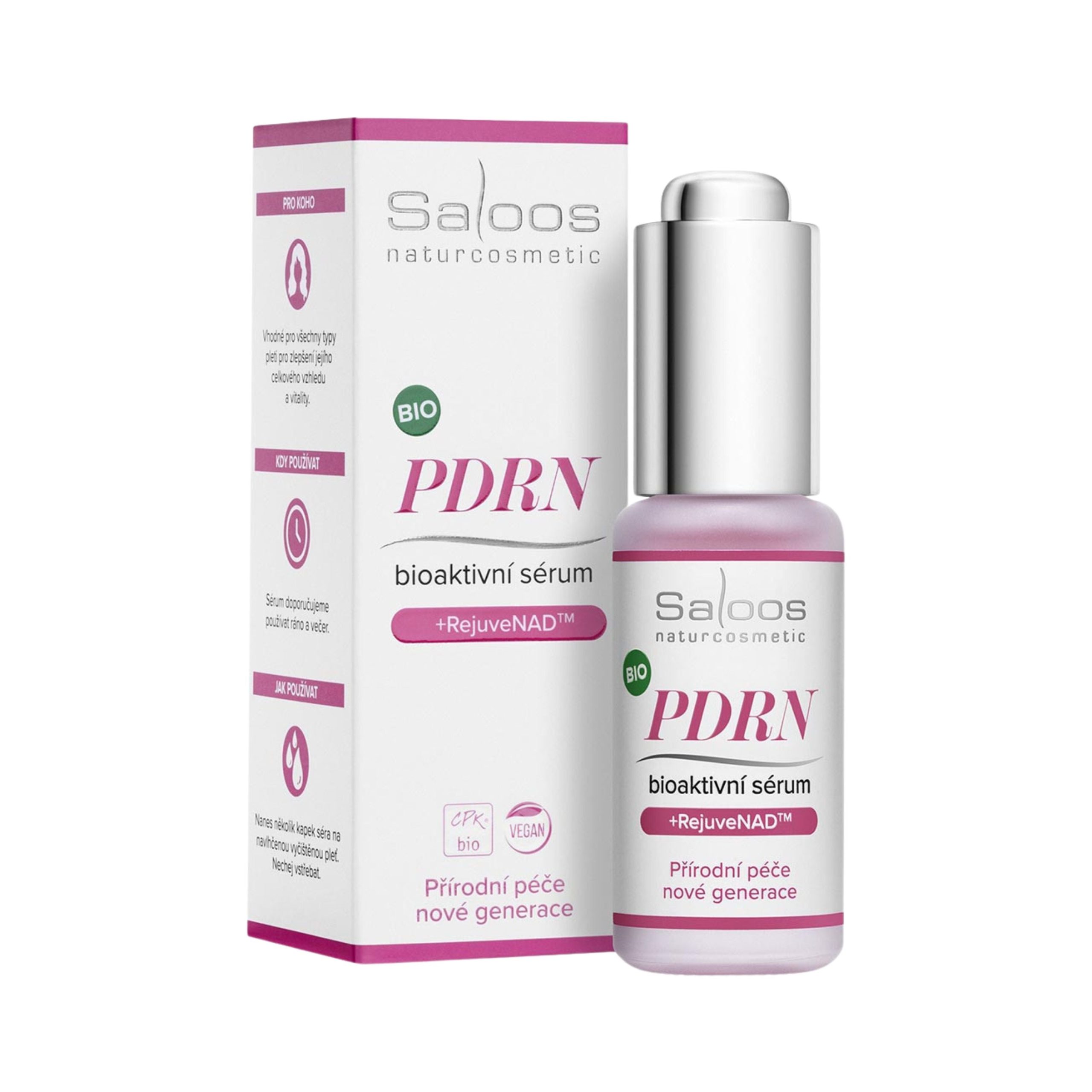 Saloos Bioaktivní pleťové sérum PDRN BIO (20 ml) - s pdrn rostlinného původu Saloos
