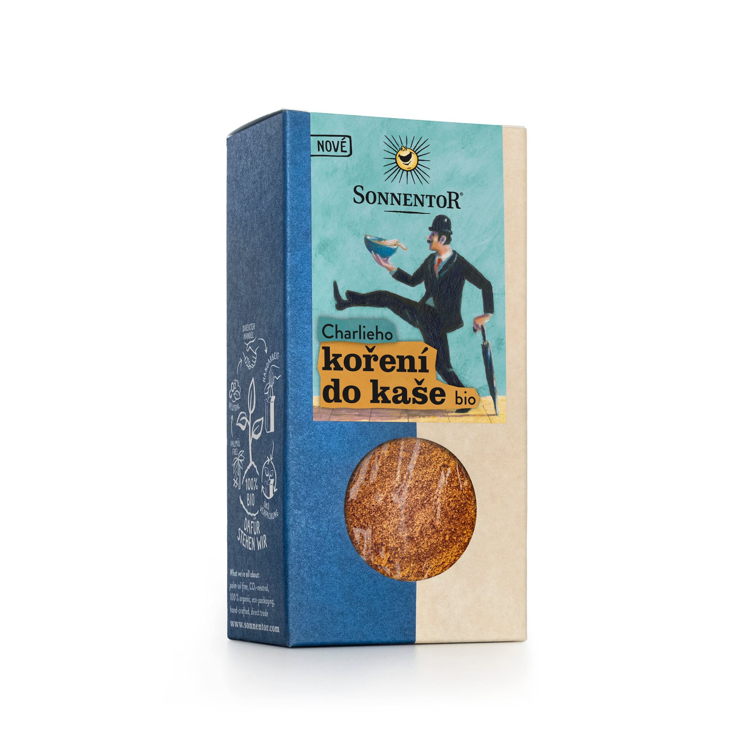 Sonnentor Kořenicí směs Charlieho koření do kaše BIO (70 g) - vyladí snídaňové kaše