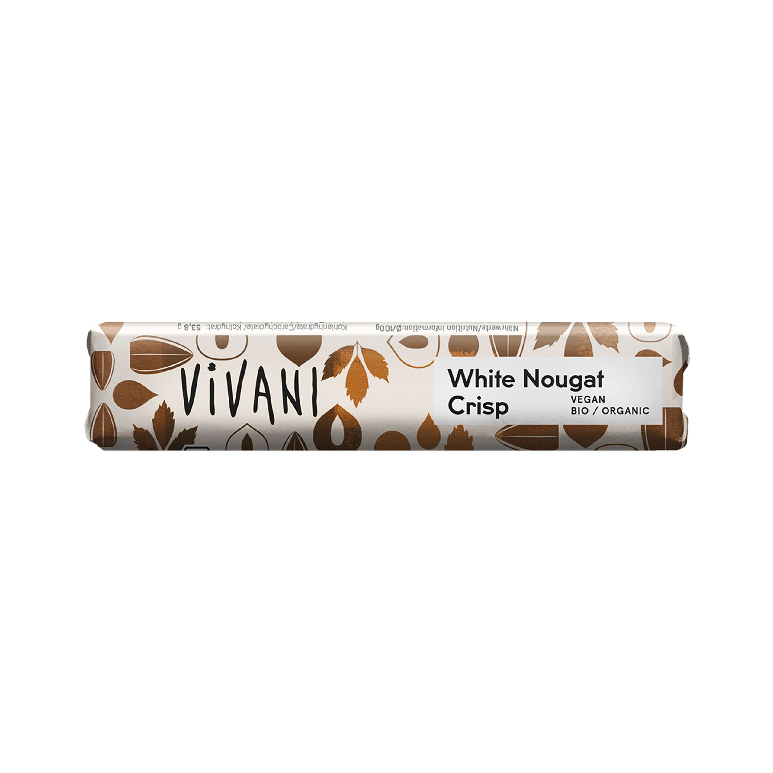 Vivani Čokoládová tyčinka s bílým nugátem s křupinkami BIO (35 g) - delikátní a jemná Vivani