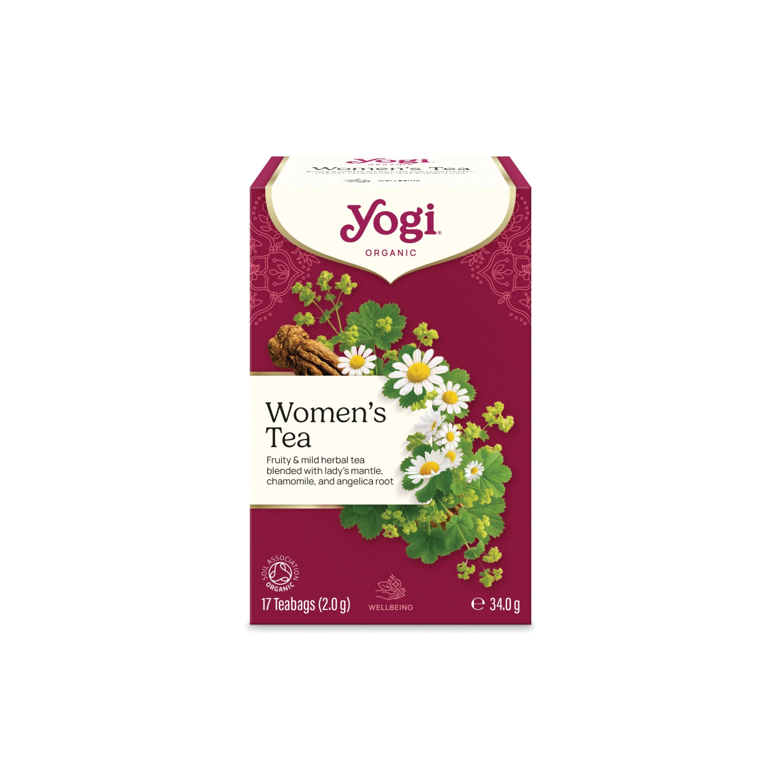 Yogi Čaj Pro ženy BIO - nálev. sáčky (17 x 2 g) - harmonizující směs pro relaxaci YOGI