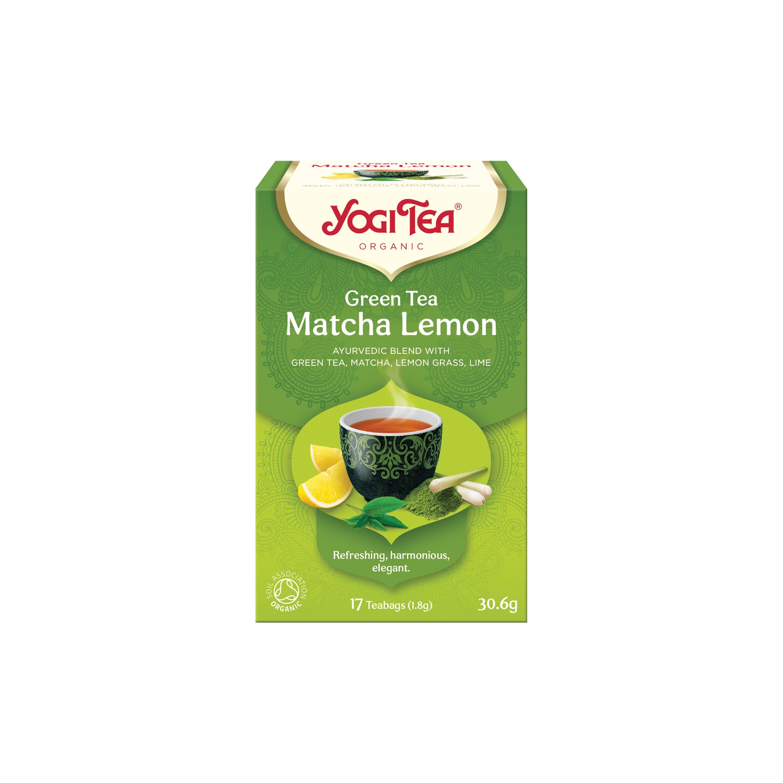 Yogi Čaj Zelený čaj Matcha citrón BIO - nálev. sáčky (17 x 1