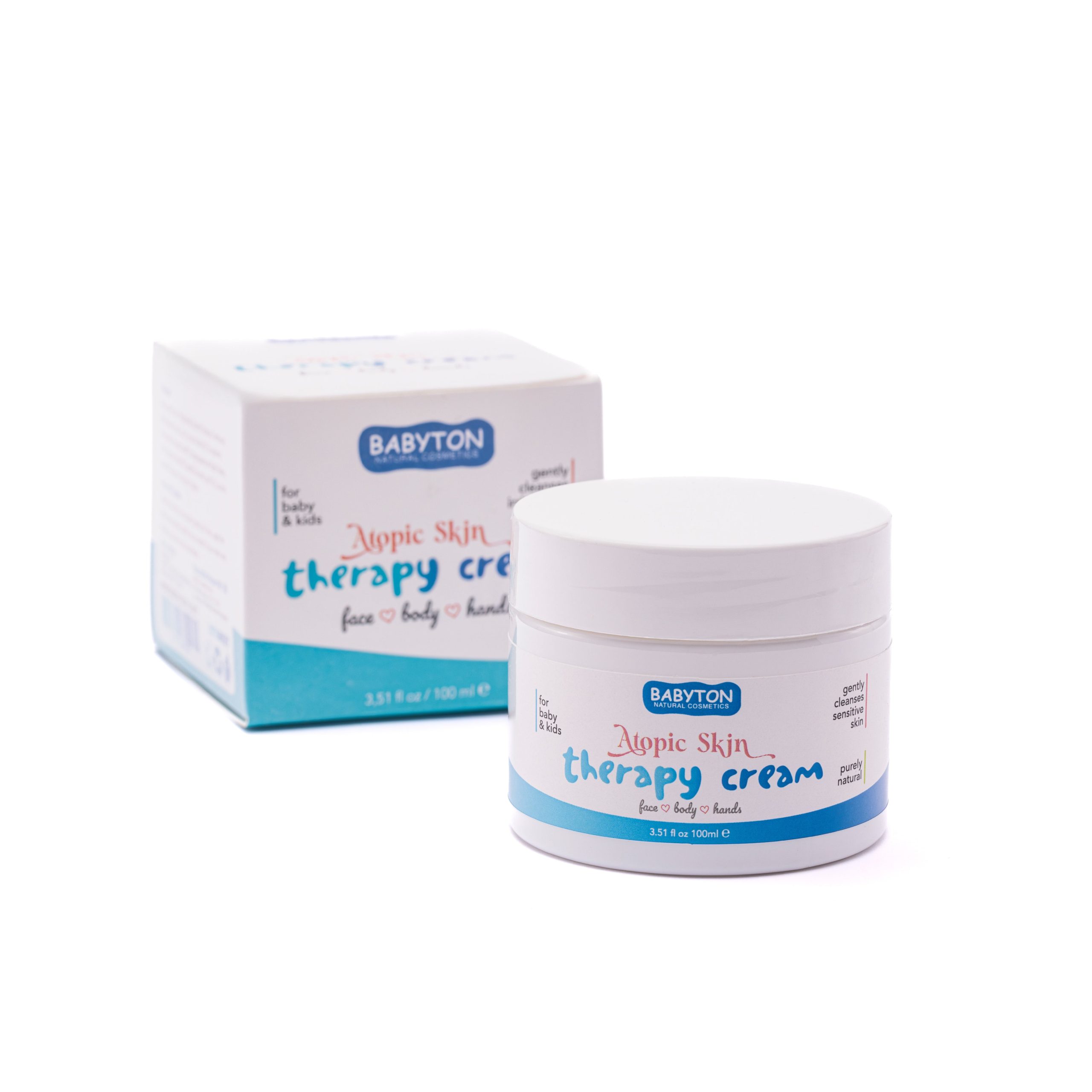 Babyton Pečující krém pro děti ATOPIC (100 ml) - s bambuckým máslem a aloe vera Babyton